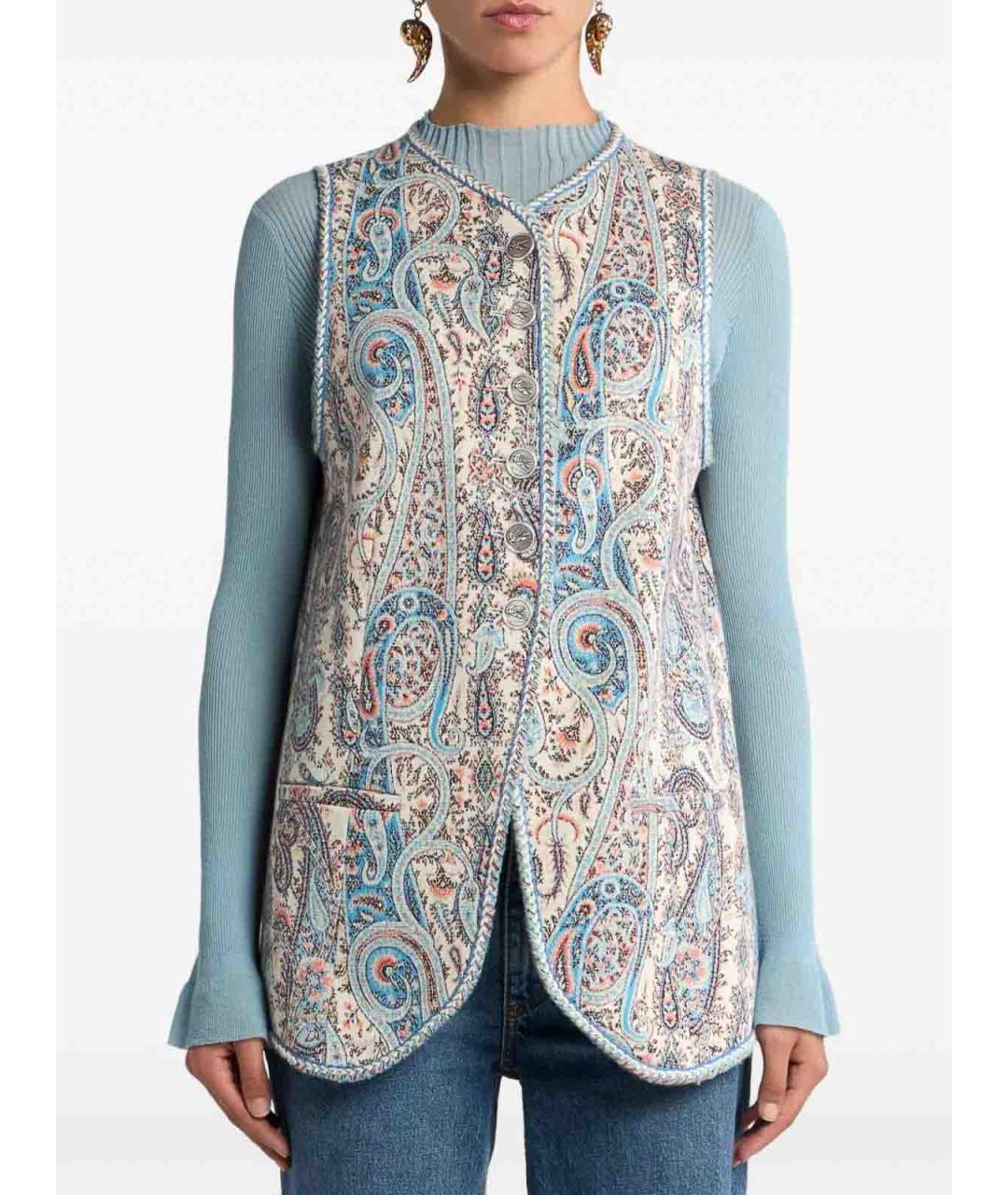 ETRO Мульти хлопковая жилетка, фото 2