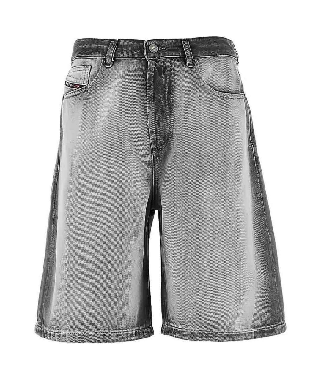 DIESEL Черные хлопковые шорты, фото 1