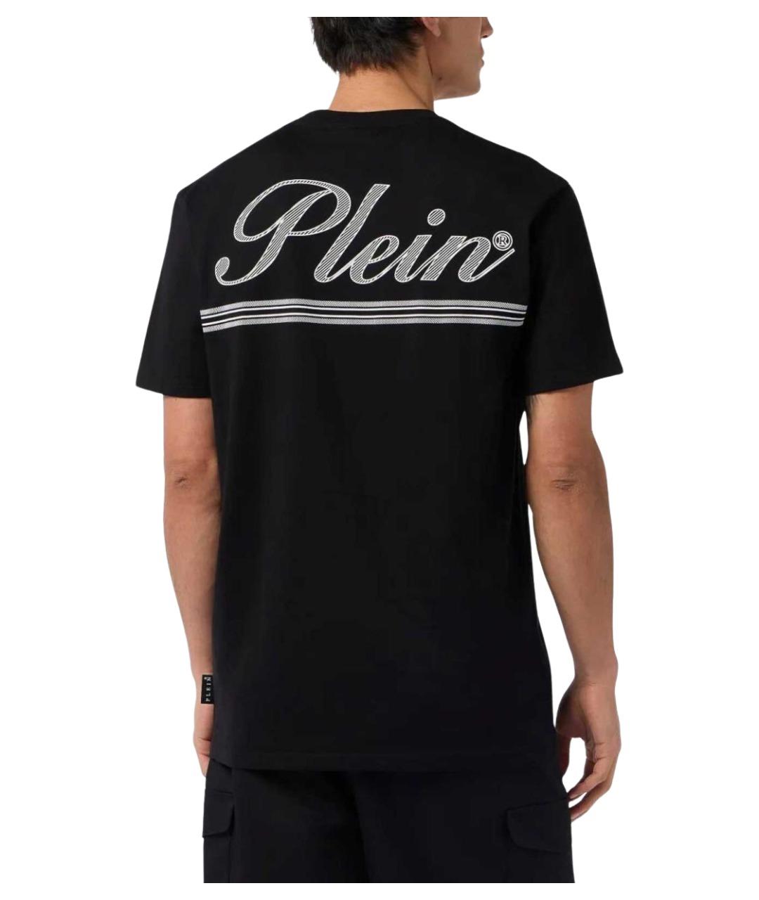 PHILIPP PLEIN Черная хлопковая футболка, фото 3