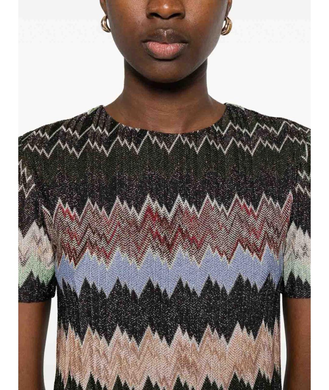 MISSONI Мульти вискозное повседневное платье, фото 3