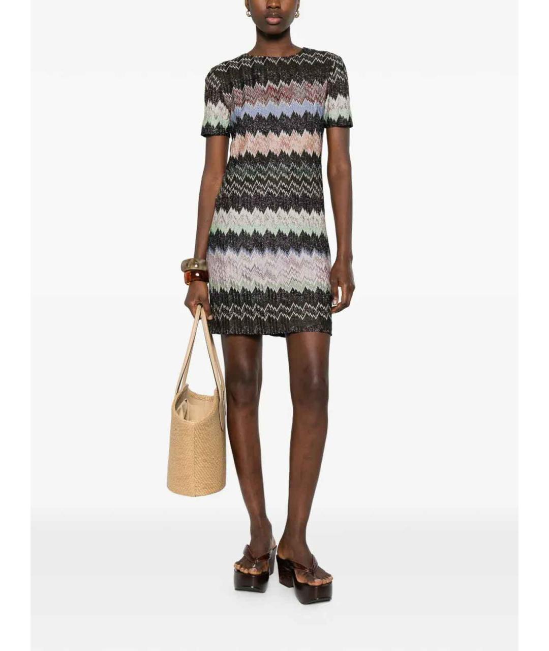 MISSONI Мульти вискозное повседневное платье, фото 2