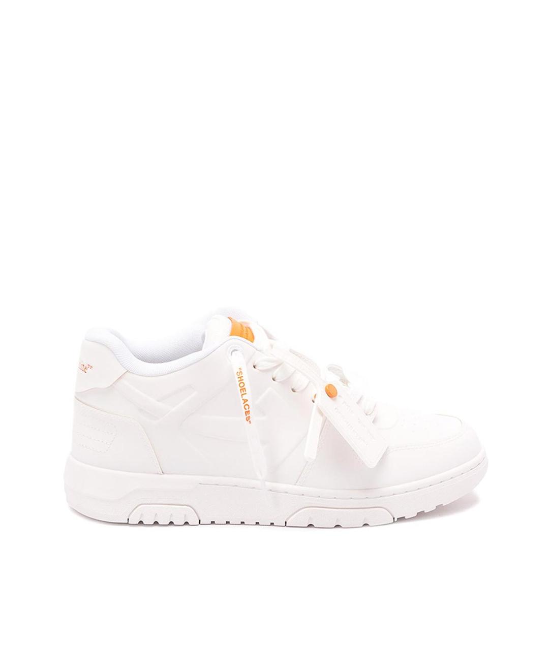 OFF-WHITE Белые низкие кроссовки / кеды, фото 1