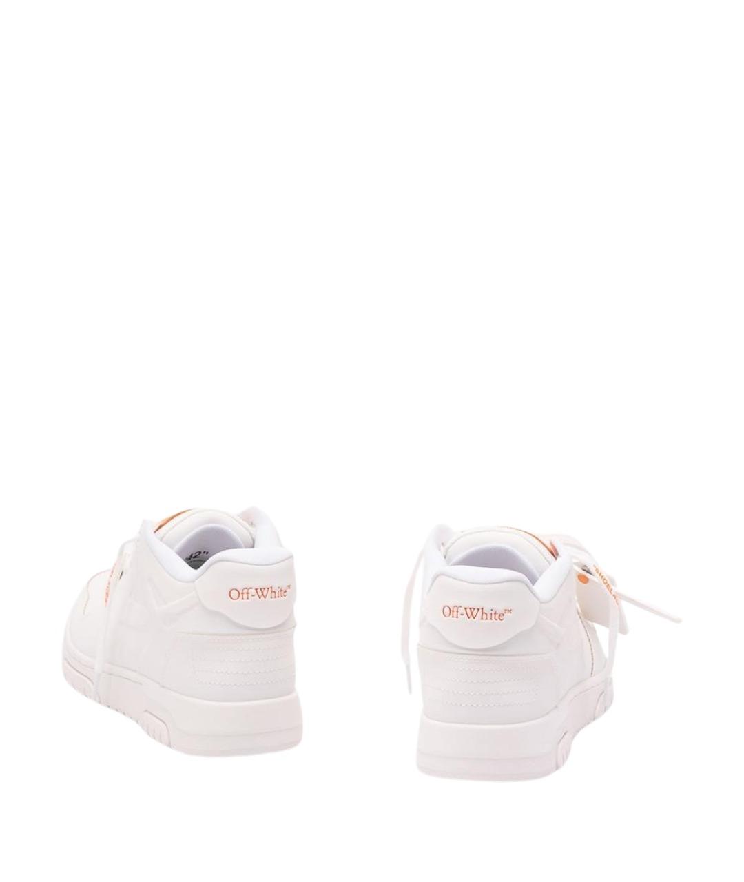 OFF-WHITE Белые низкие кроссовки / кеды, фото 3