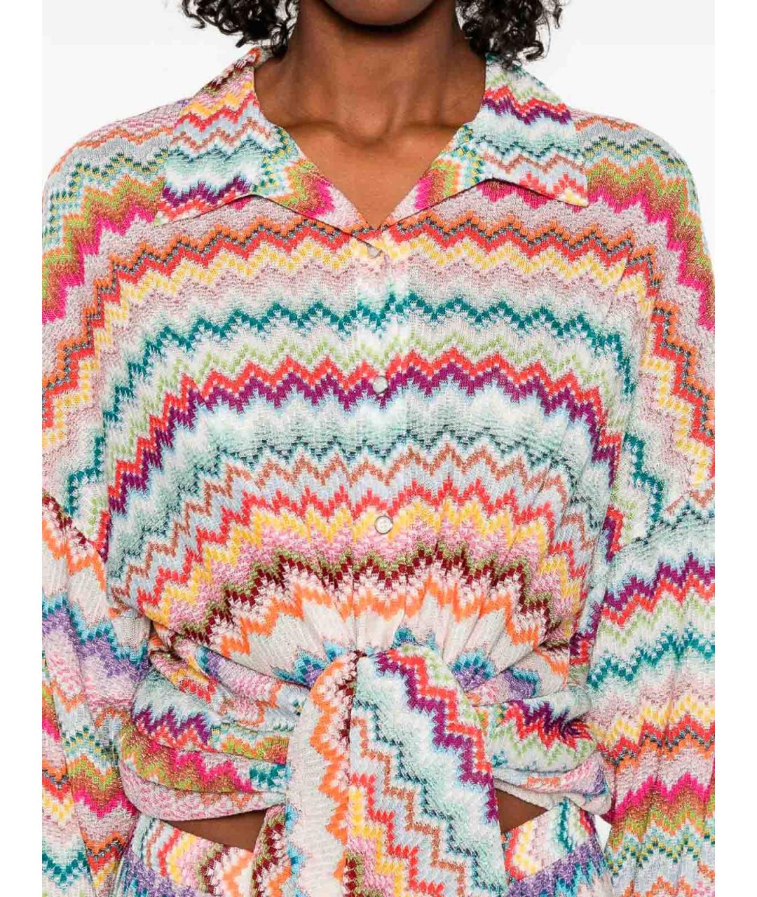 MISSONI Мульти вискозная рубашка, фото 4