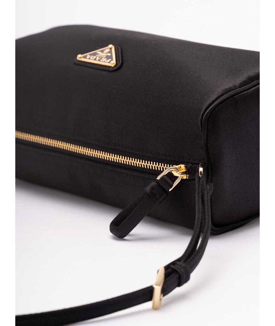 PRADA Черная тканевая сумка через плечо, фото 5