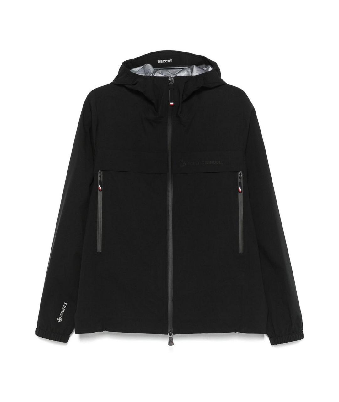 MONCLER Черная полиамидовая куртка, фото 1