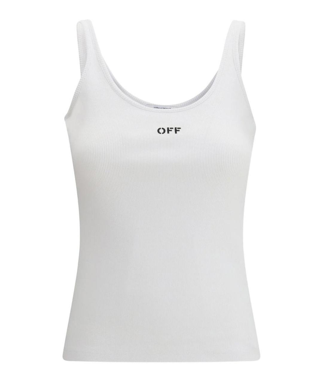 OFF-WHITE Белая майка, фото 1