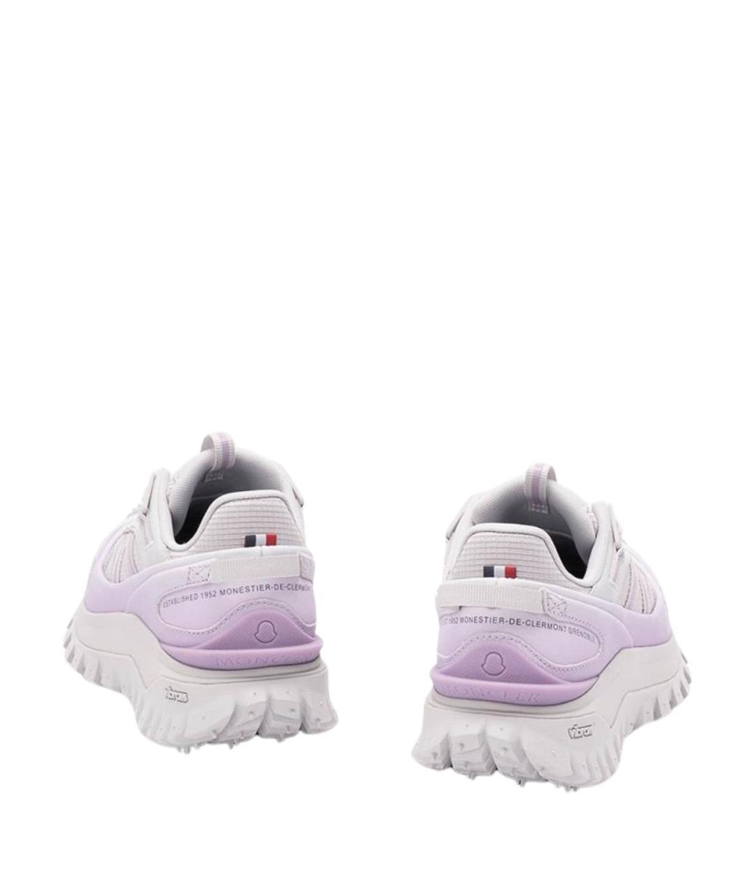 MONCLER Мульти кожаные кроссовки, фото 3