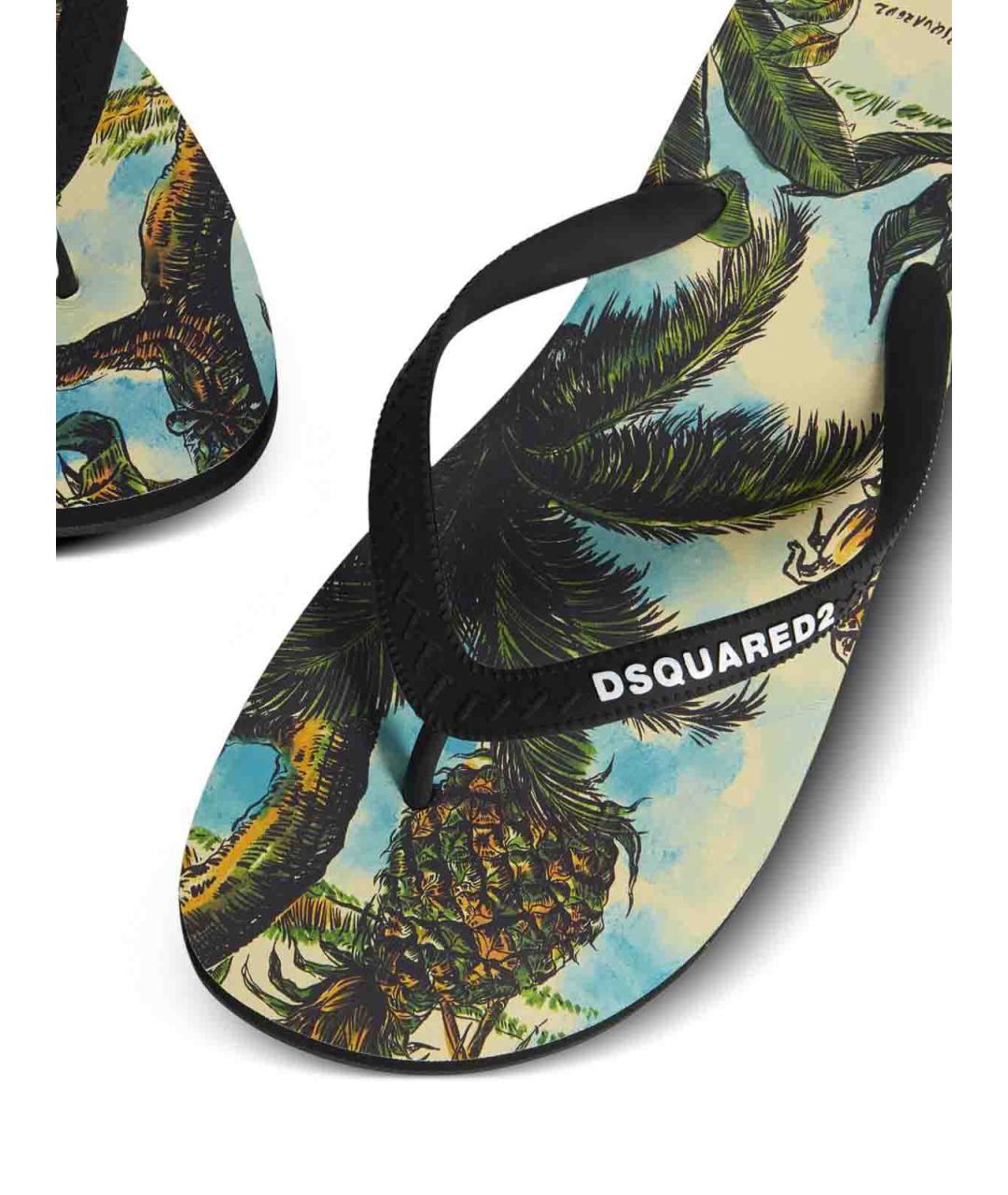 DSQUARED2 Мульти шлепанцы, фото 5