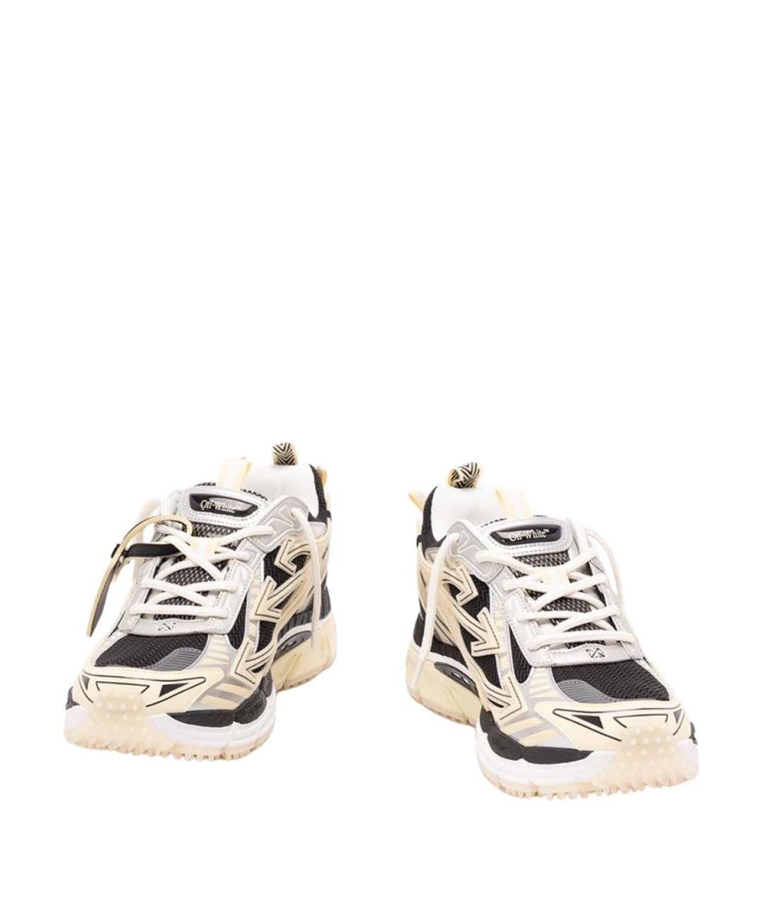 OFF-WHITE Черные низкие кроссовки / кеды, фото 2