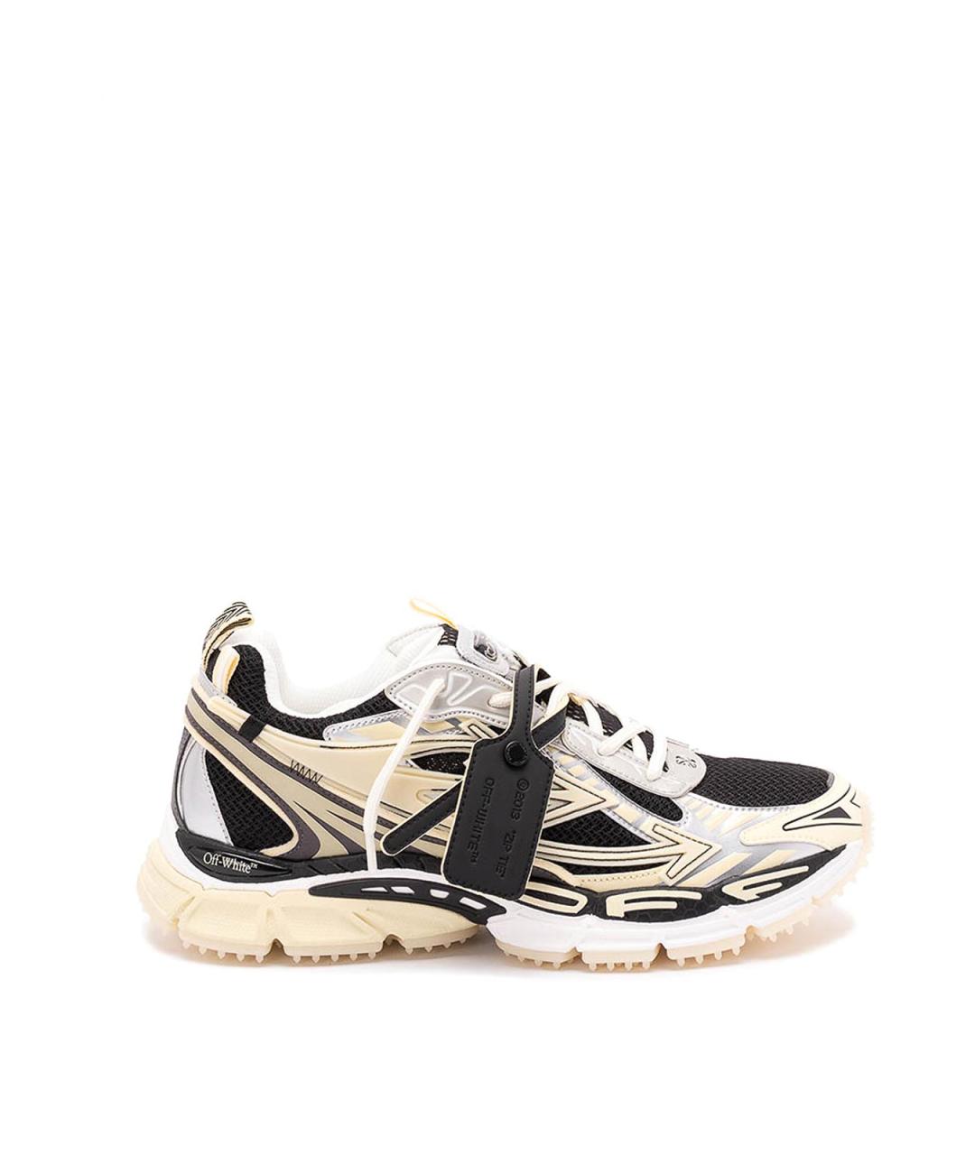 OFF-WHITE Черные низкие кроссовки / кеды, фото 1