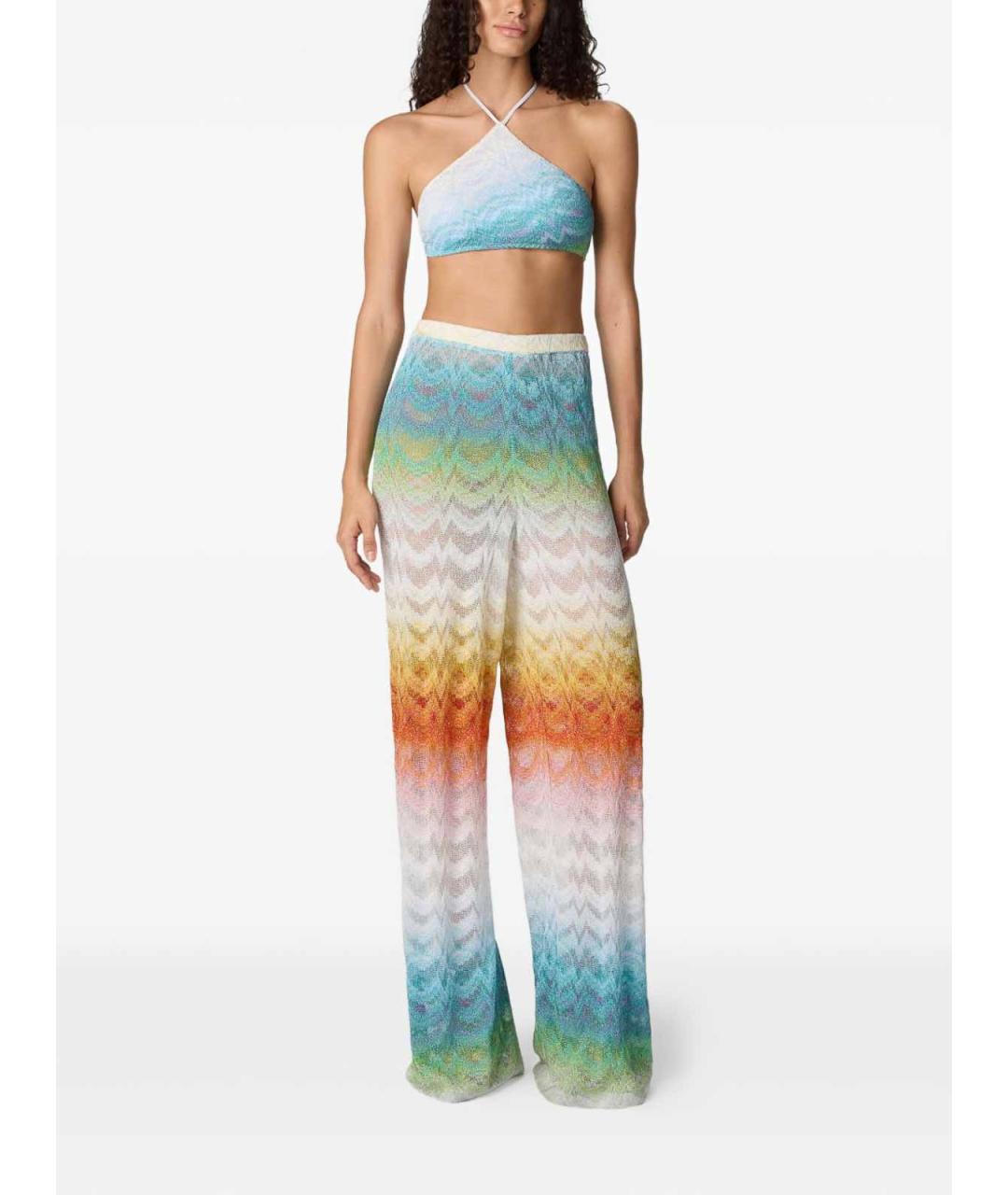 MISSONI Мульти вискозные брюки широкие, фото 3