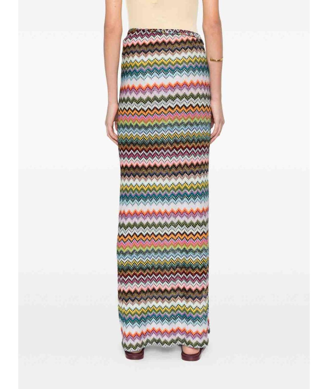 MISSONI Мульти вискозная юбка макси, фото 5