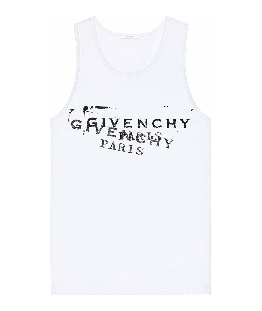 GIVENCHY Белая хлопковая майка, фото 1