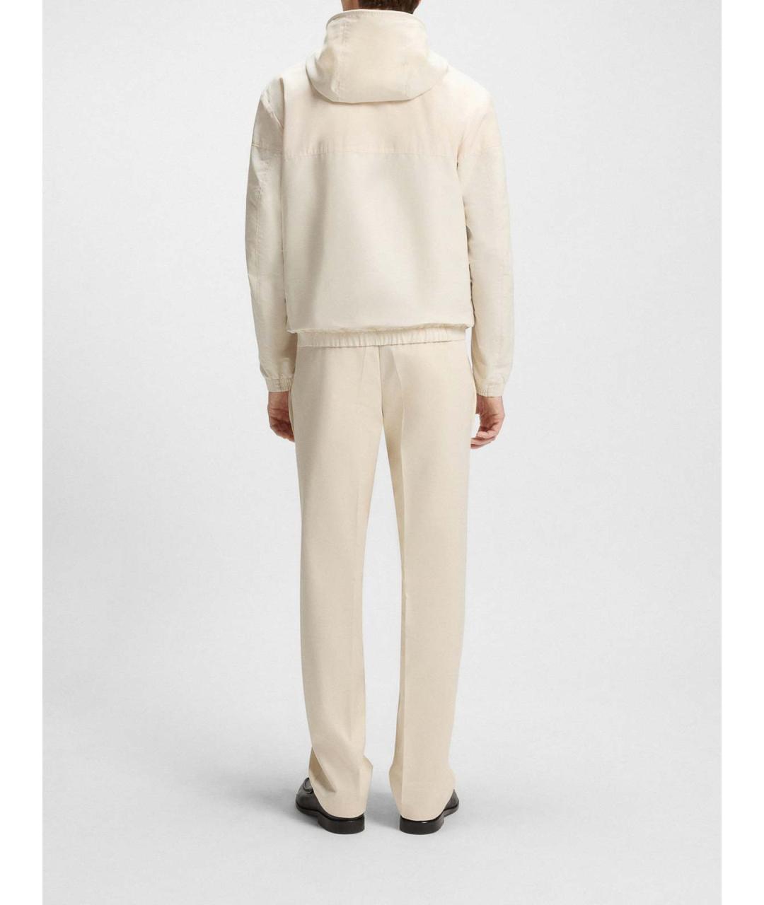 HUGO BOSS Белая полиэстеровая куртка, фото 3