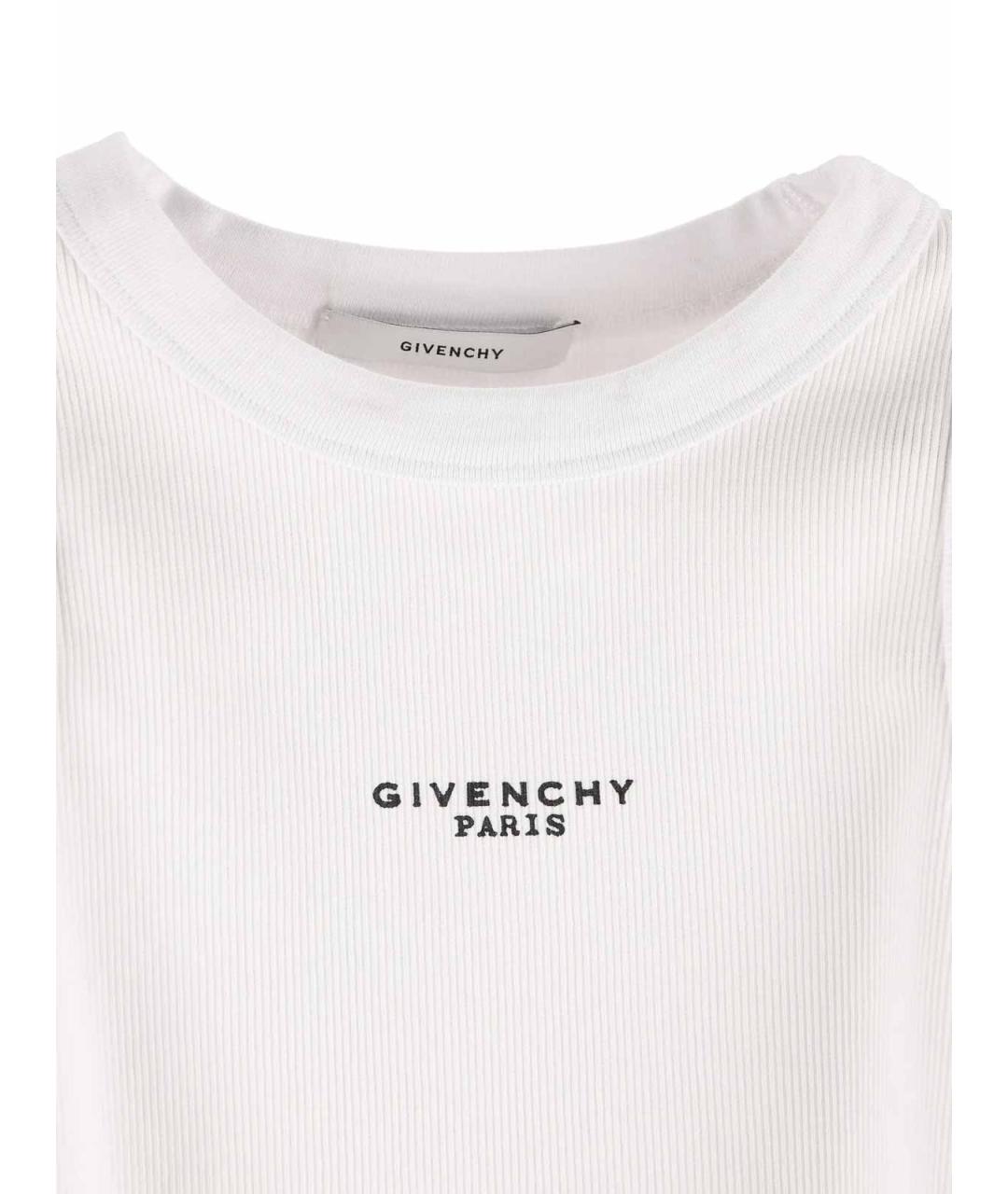 GIVENCHY Белая хлопковая майка, фото 4