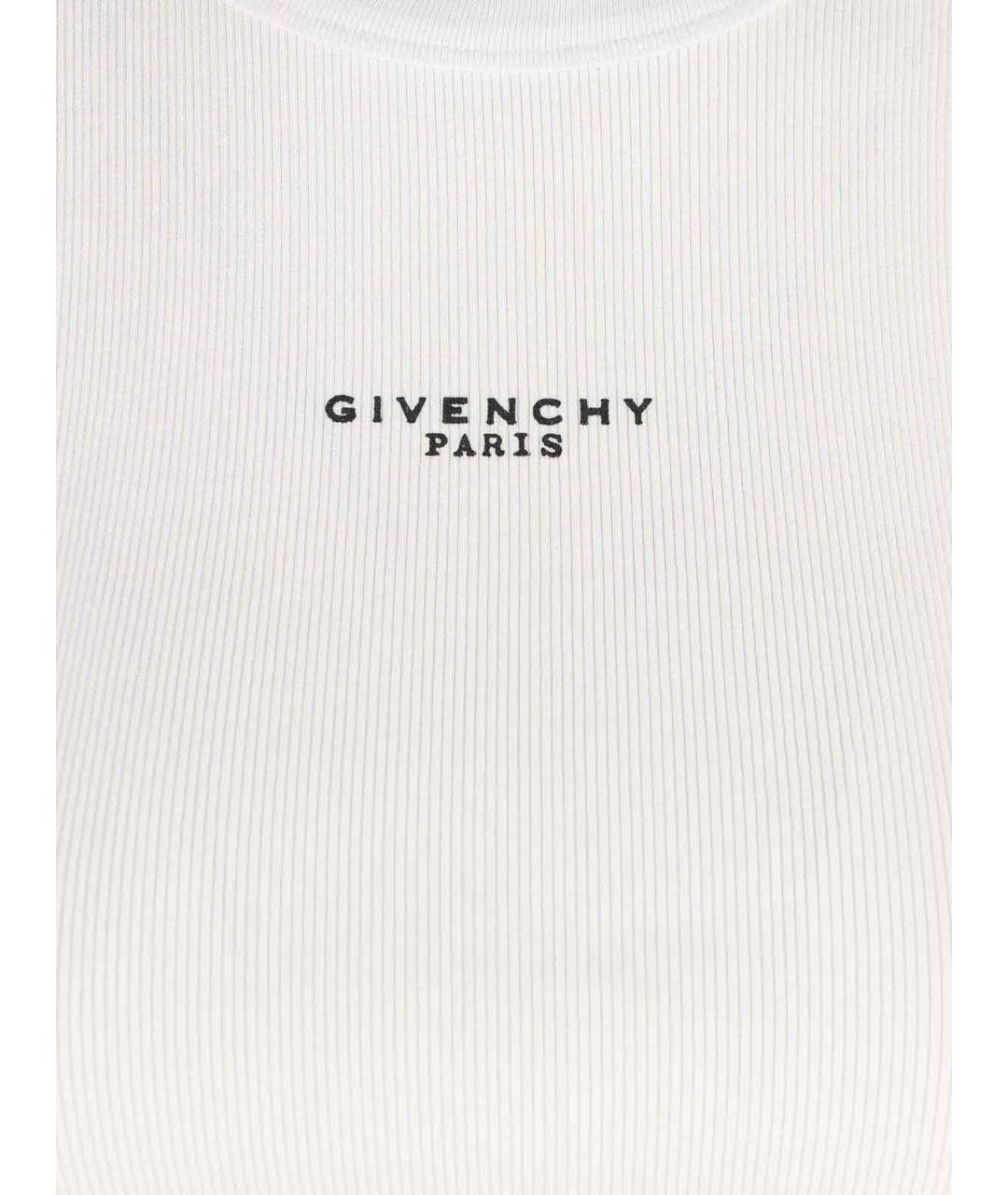 GIVENCHY Белая хлопковая майка, фото 3