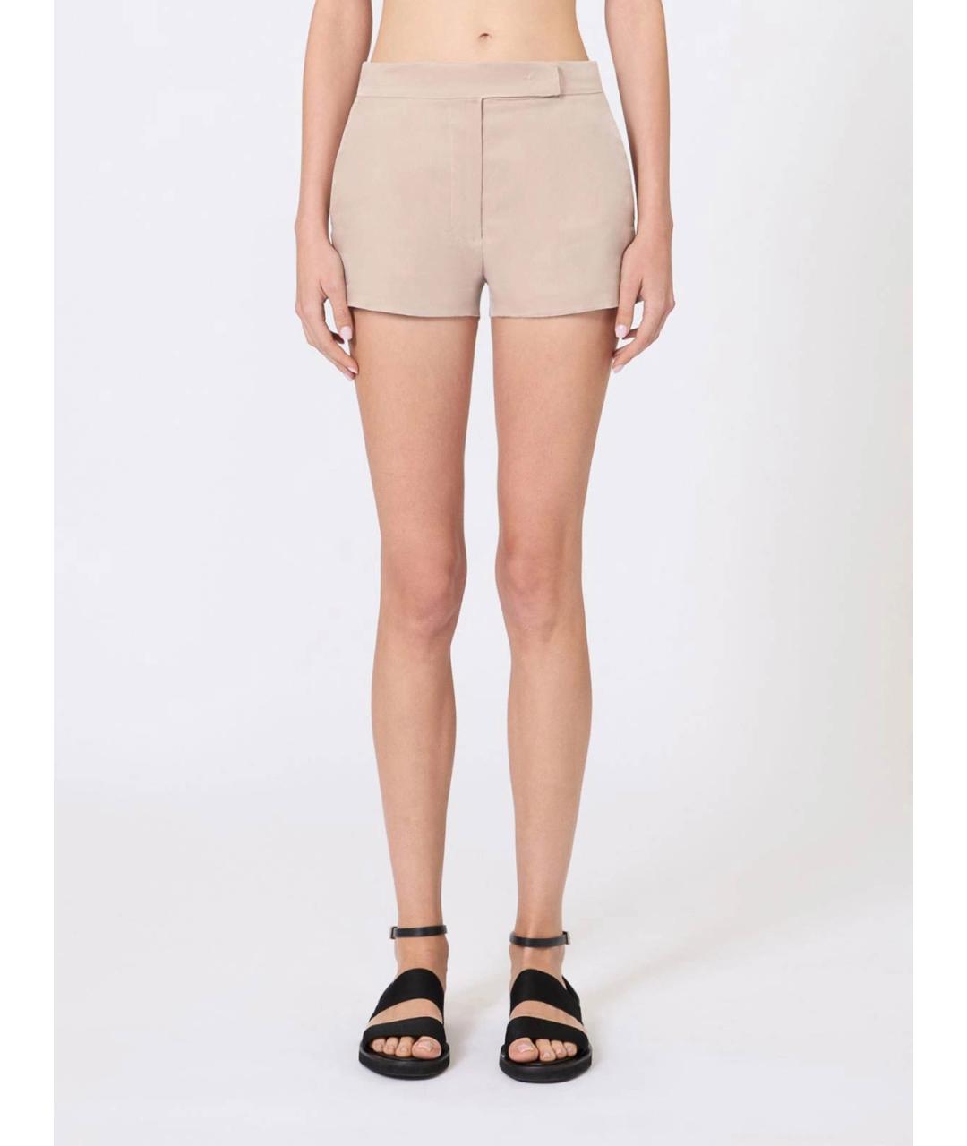 MAX MARA Бежевые шорты, фото 2
