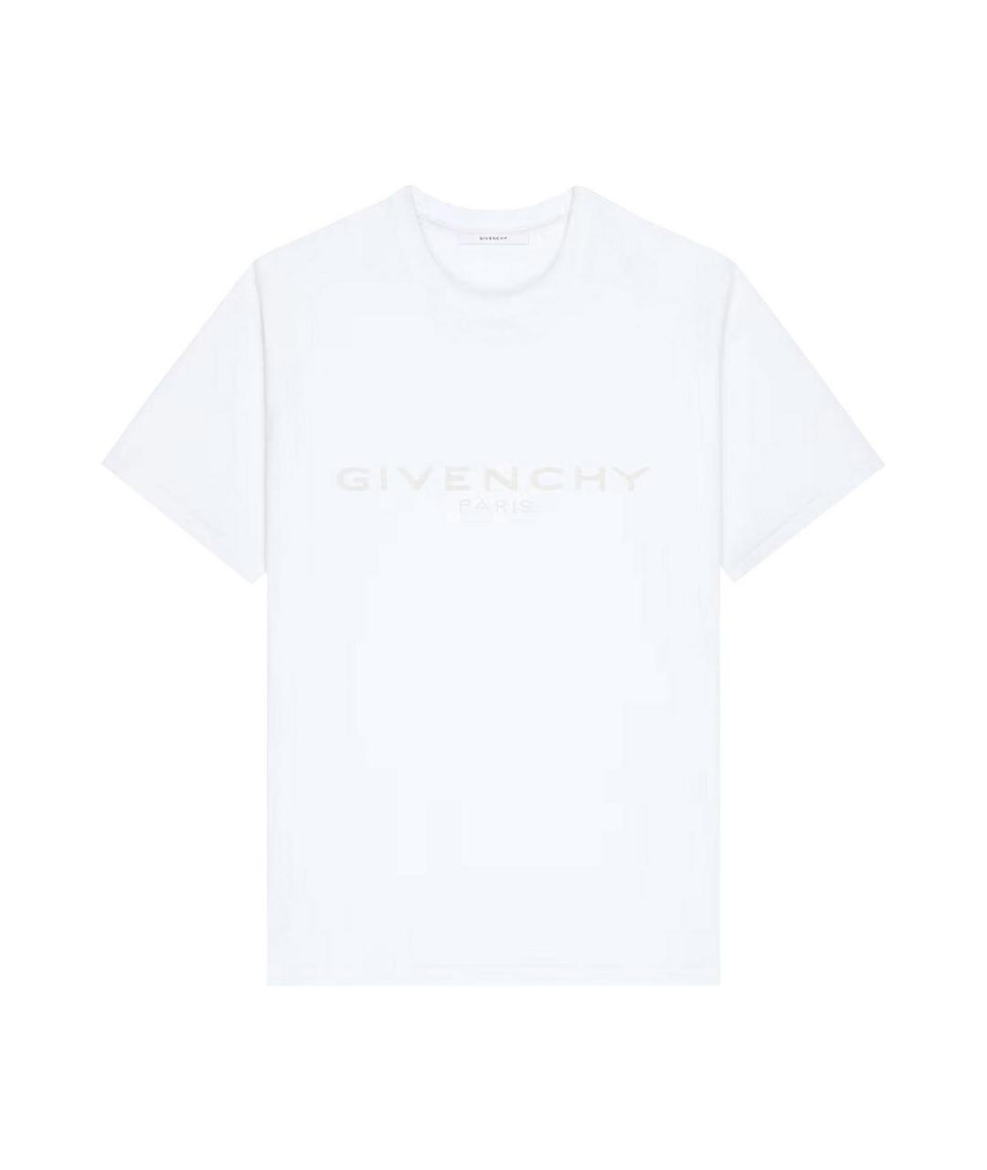 GIVENCHY Белая хлопковая футболка, фото 1