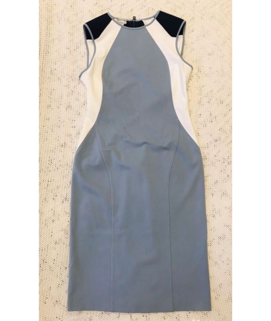 PHILOSOPHY DI LORENZO SERAFINI Голубое вискозное повседневное платье, фото 5