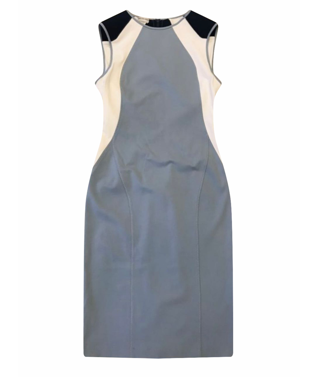 PHILOSOPHY DI LORENZO SERAFINI Голубое вискозное повседневное платье, фото 1