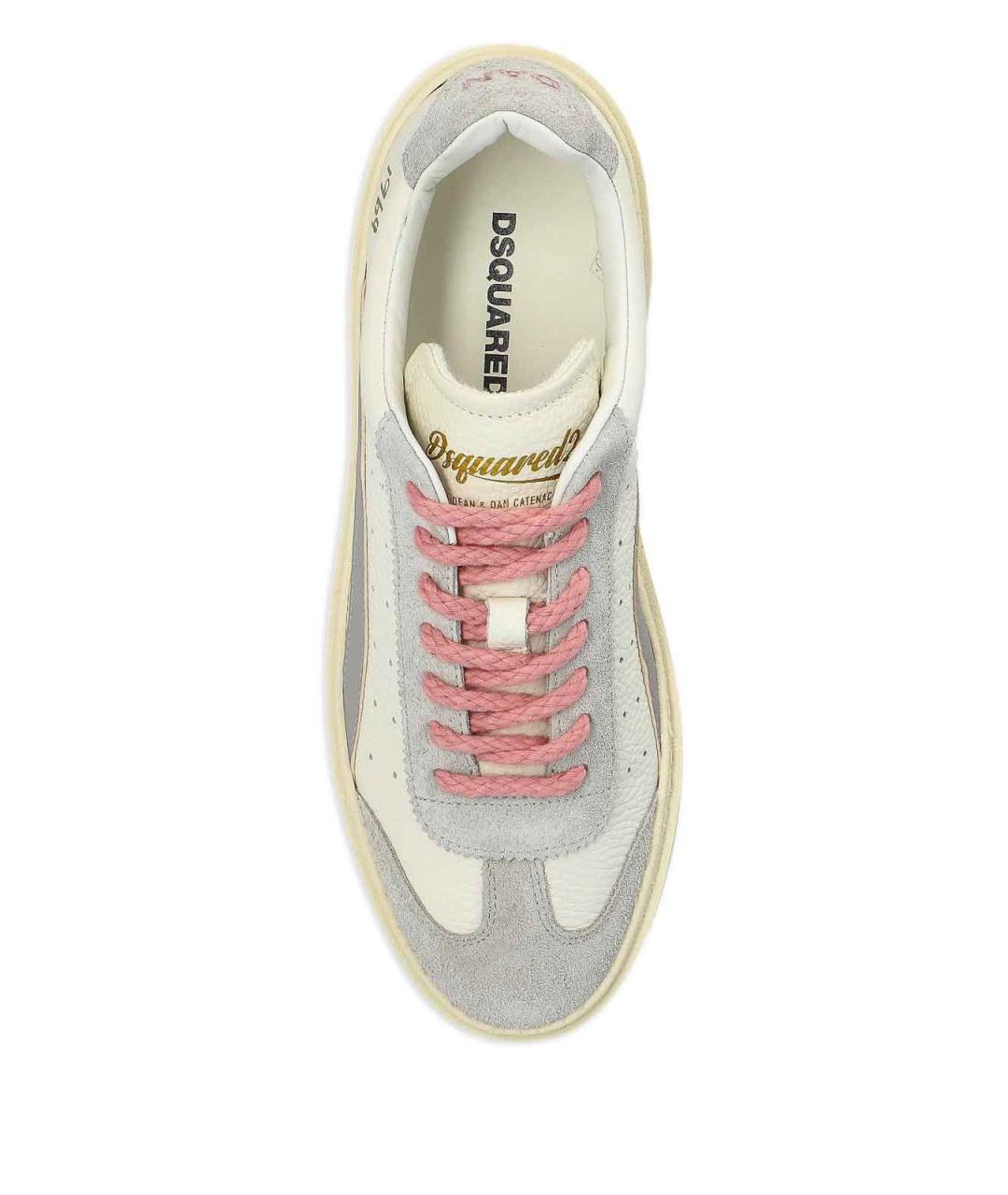 DSQUARED2 Мульти кожаные кроссовки, фото 4