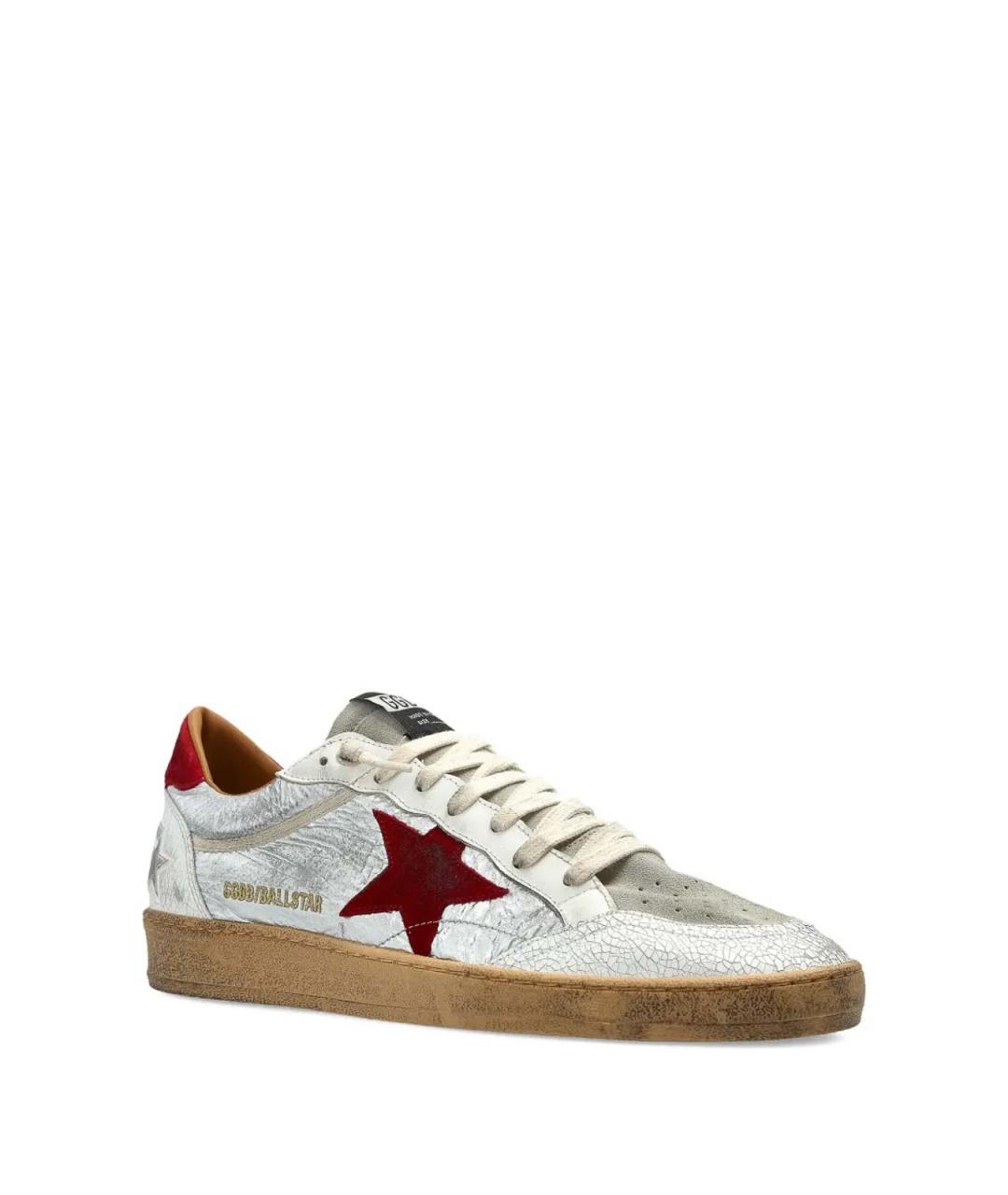 GOLDEN GOOSE DELUXE BRAND Белые низкие кроссовки / кеды, фото 2