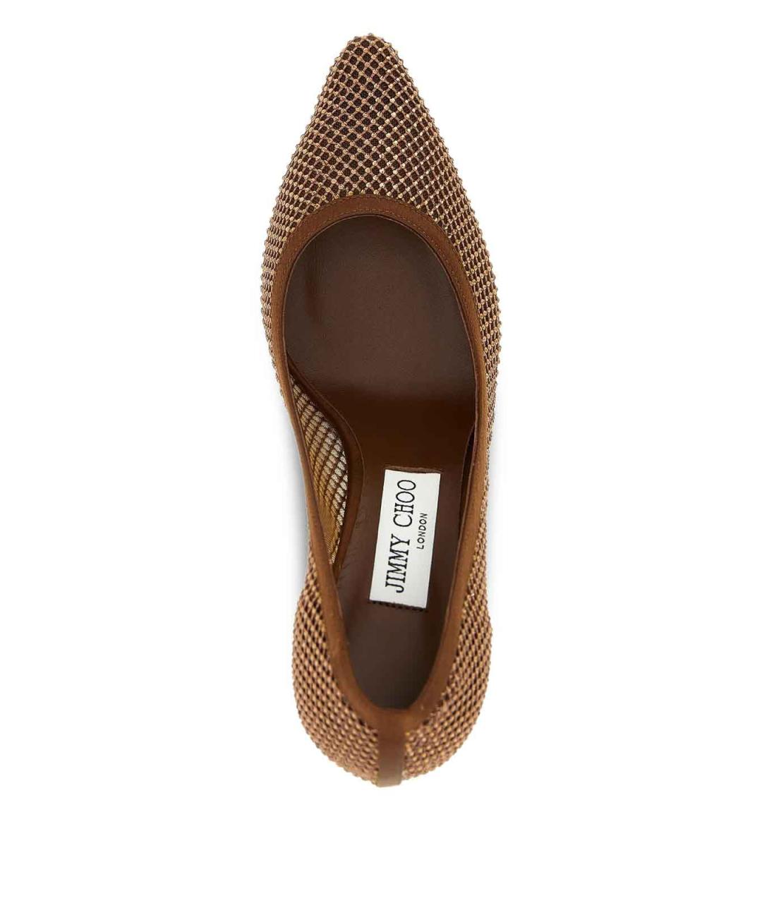 JIMMY CHOO Коричневые кожаные туфли, фото 4