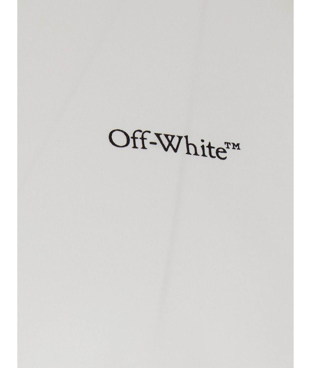 OFF-WHITE Белая футболка, фото 3