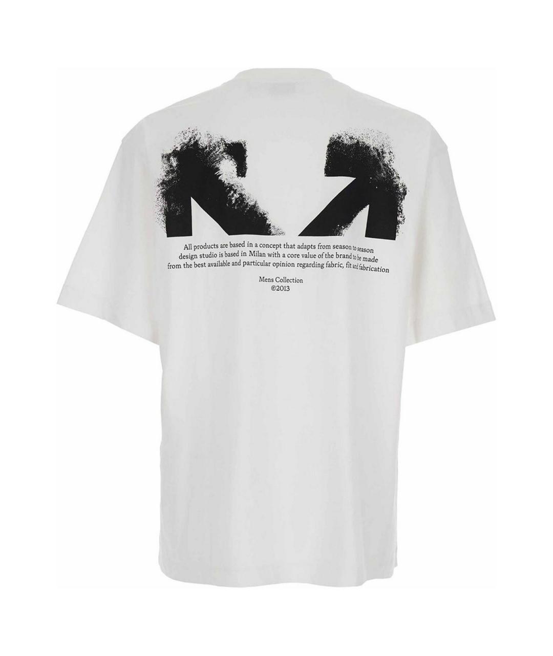 OFF-WHITE Белая футболка, фото 2