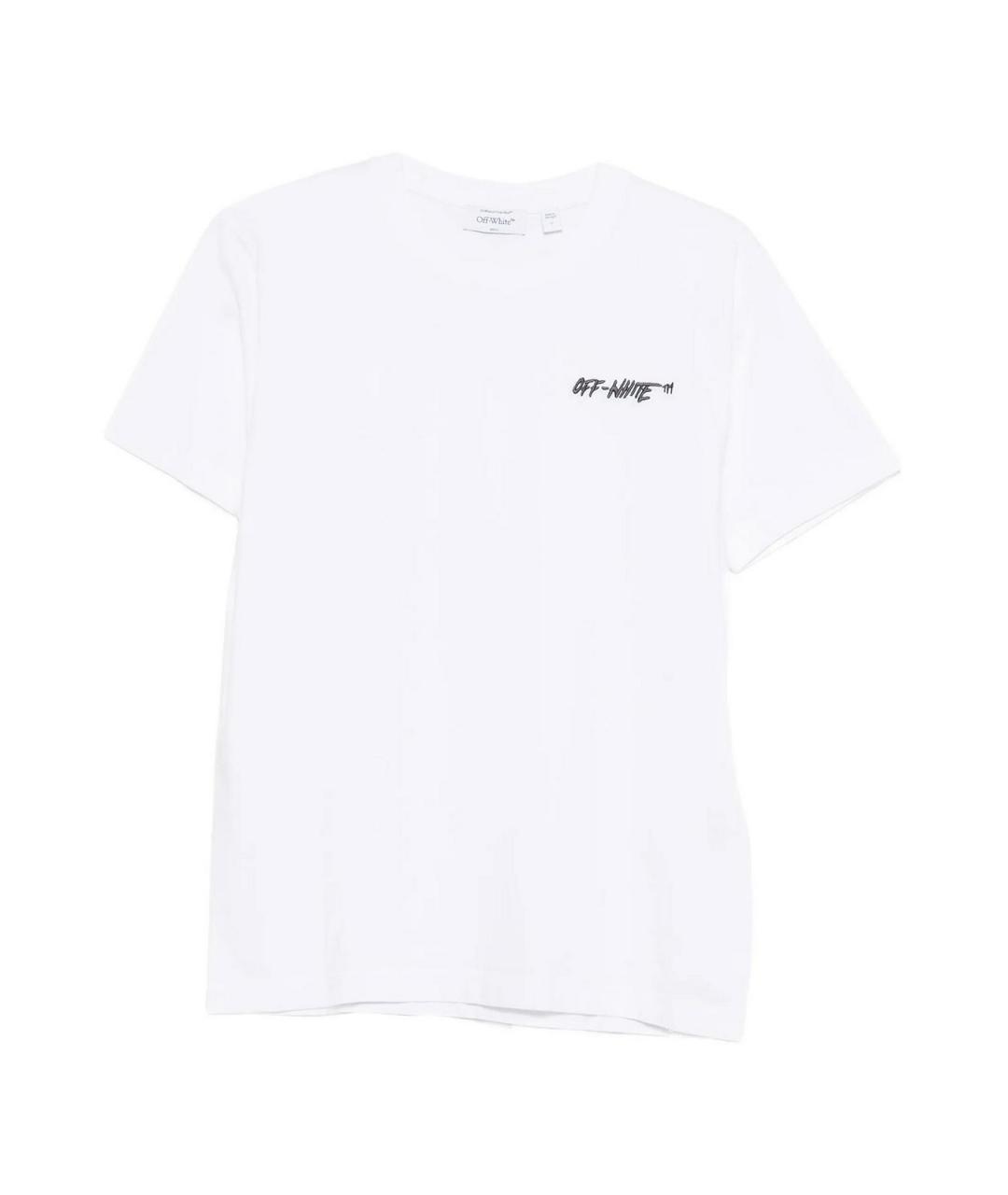 OFF-WHITE Белая футболка, фото 1