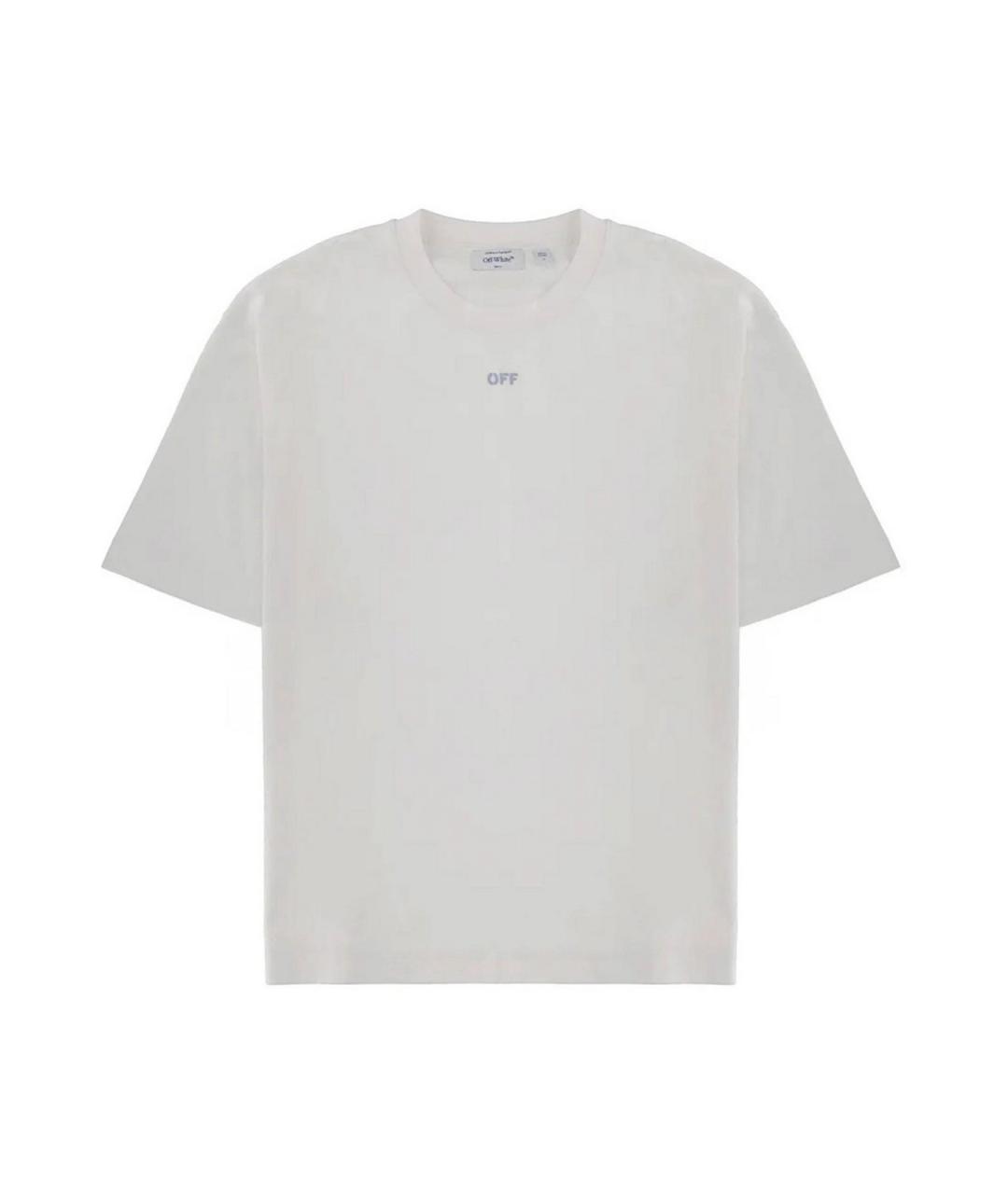 OFF-WHITE Белая футболка, фото 1