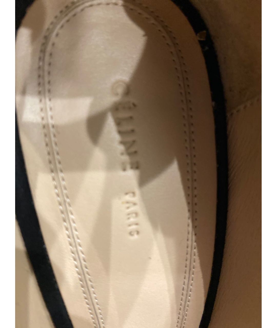 CELINE PRE-OWNED Черные замшевые туфли, фото 7