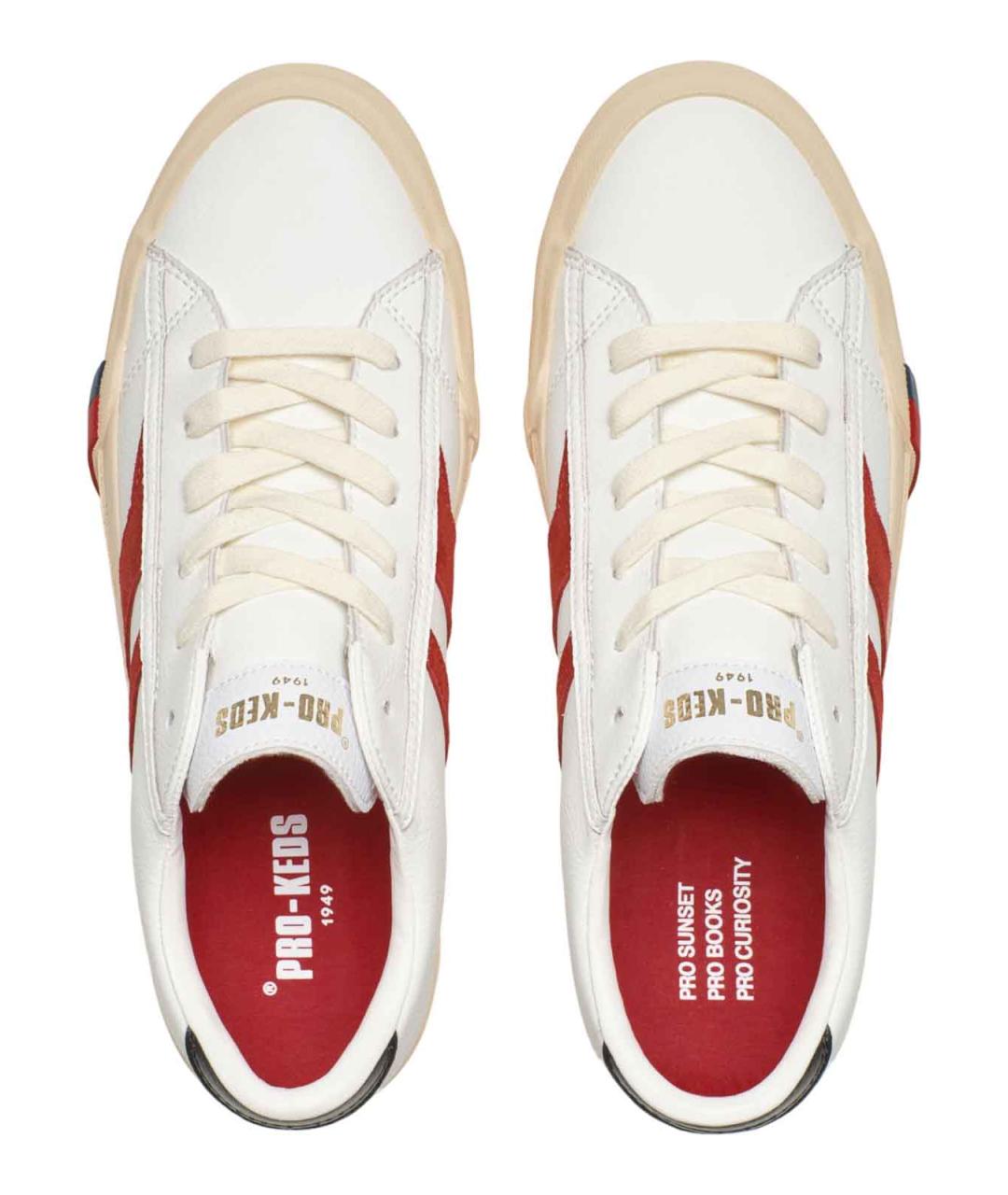 PRO-KEDS Белые кожаные низкие кроссовки / кеды, фото 4