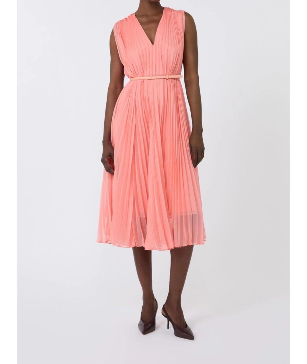 MAX MARA Розовое повседневное платье, фото 2