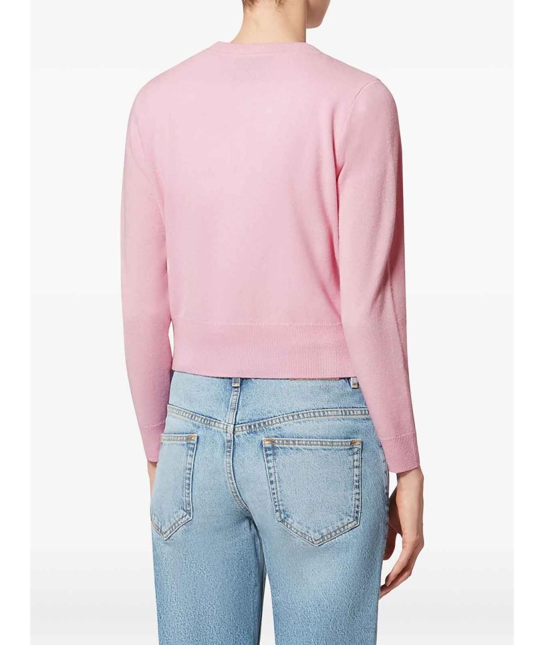 ISABEL MARANT Розовый шерстяной кардиган, фото 4