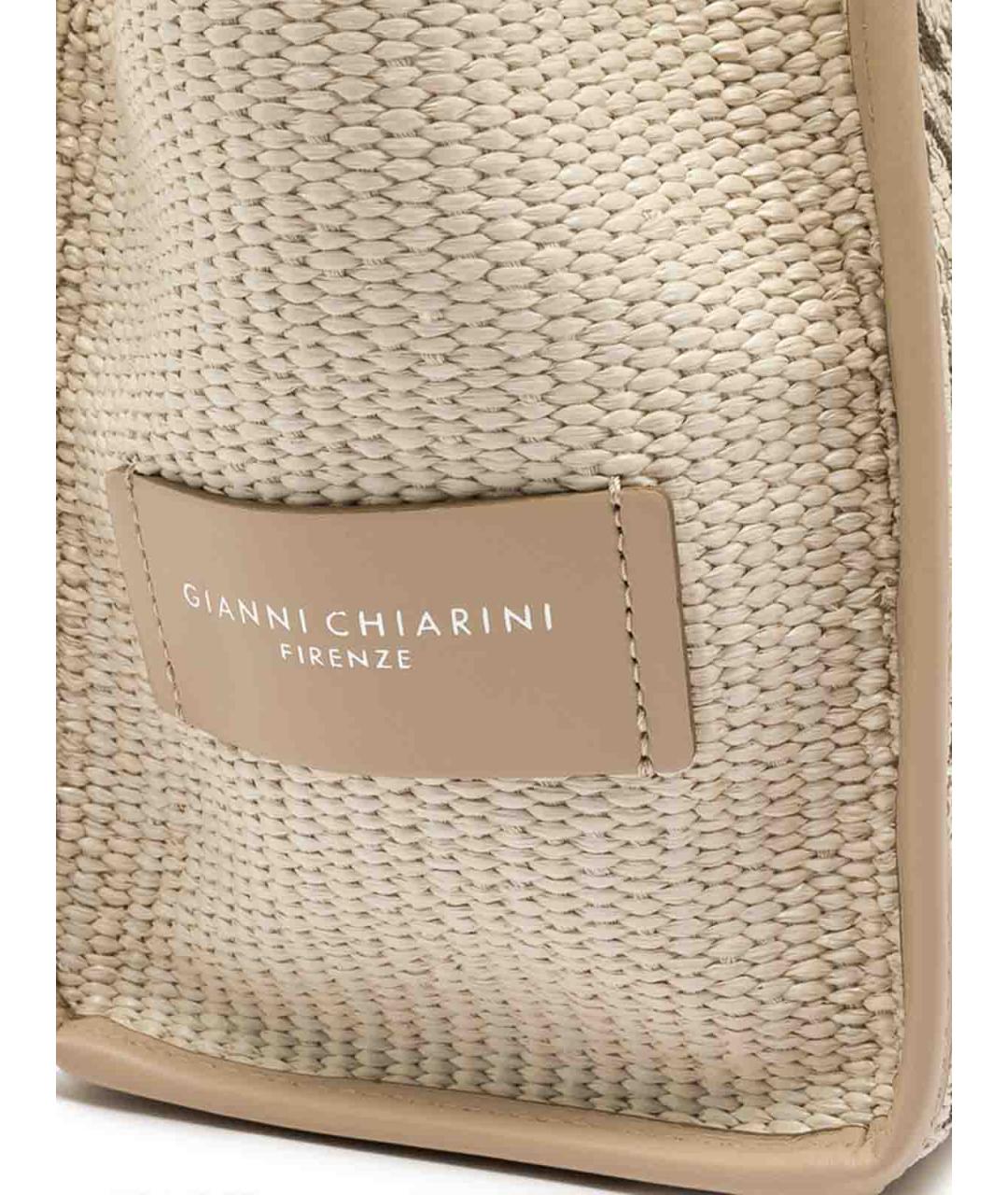 Gianni Chiarini Бежевая сумка через плечо, фото 5