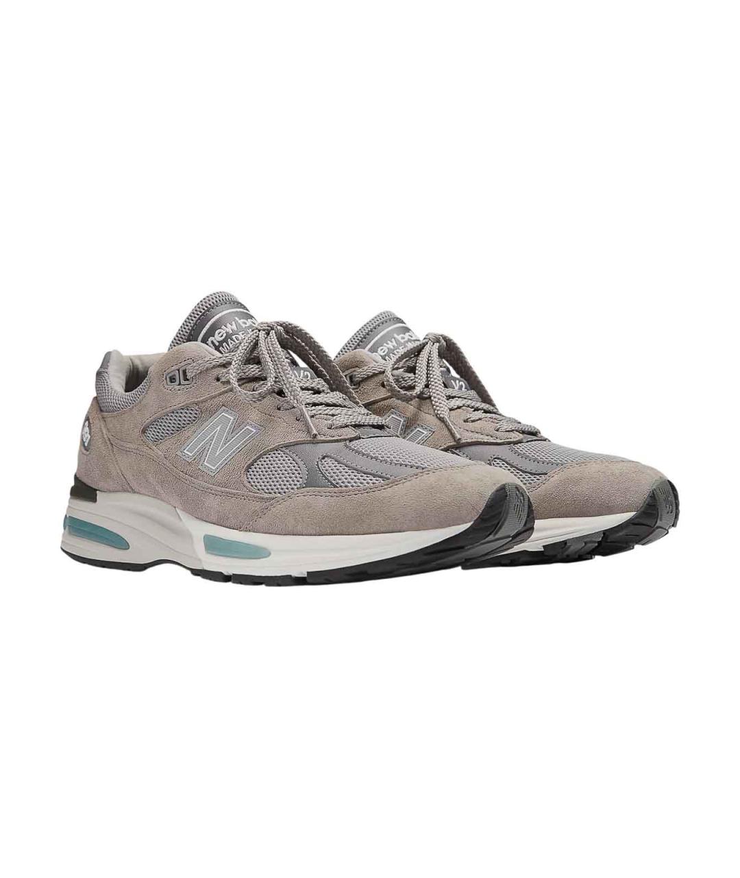 NEW BALANCE Бежевые замшевые кроссовки, фото 3