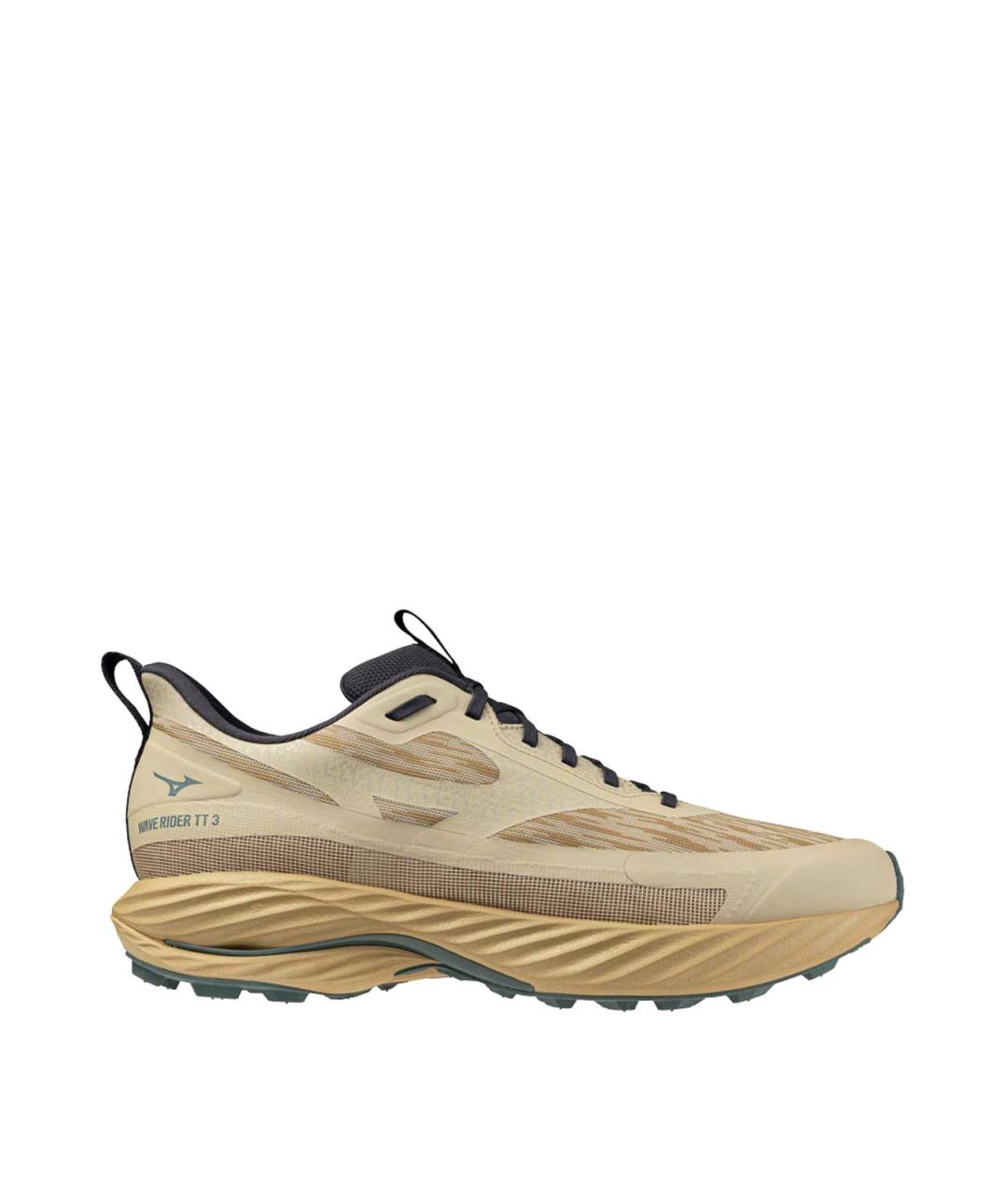 MIZUNO Бежевые резиновые низкие кроссовки / кеды, фото 1