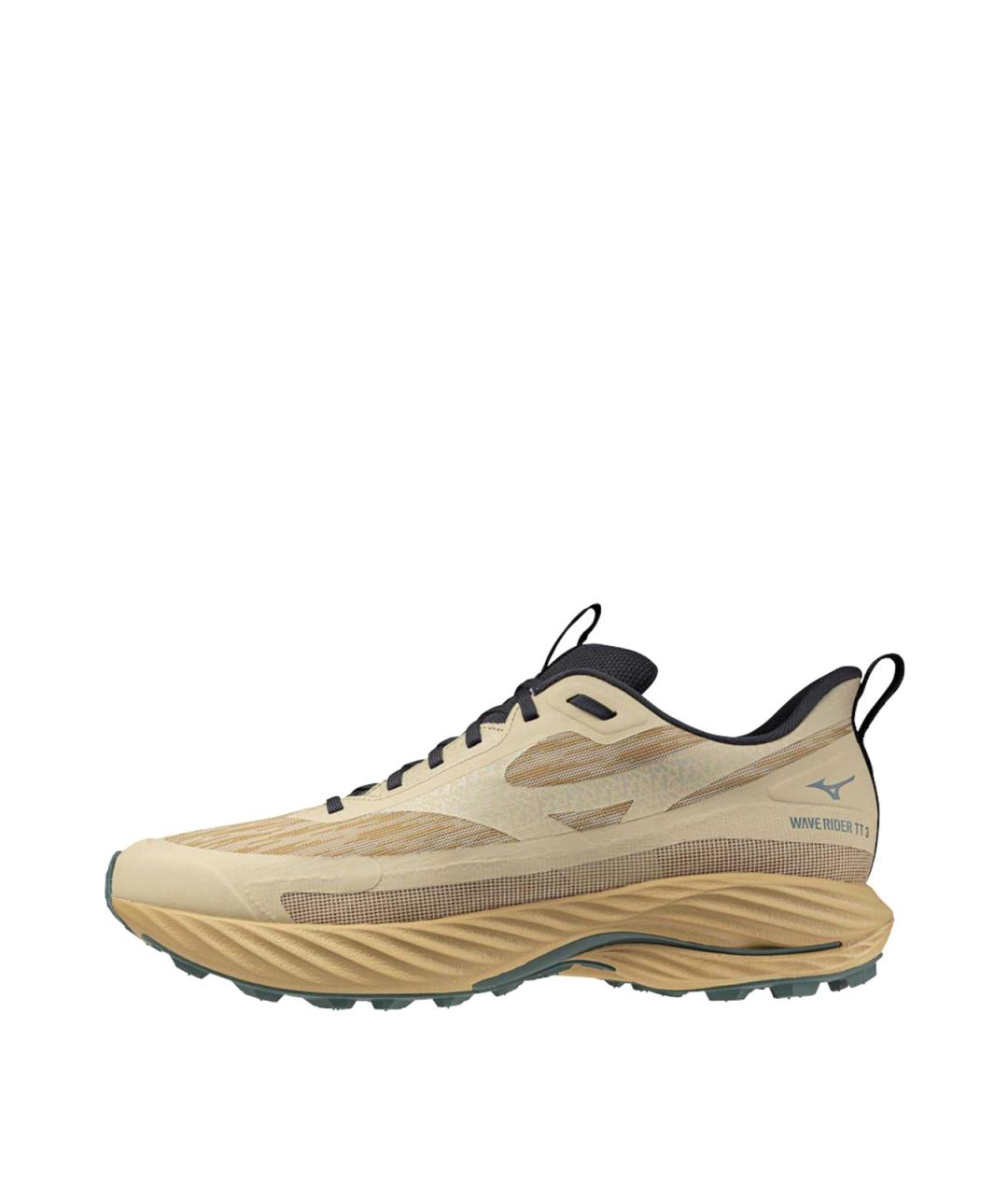 MIZUNO Бежевые резиновые низкие кроссовки / кеды, фото 2