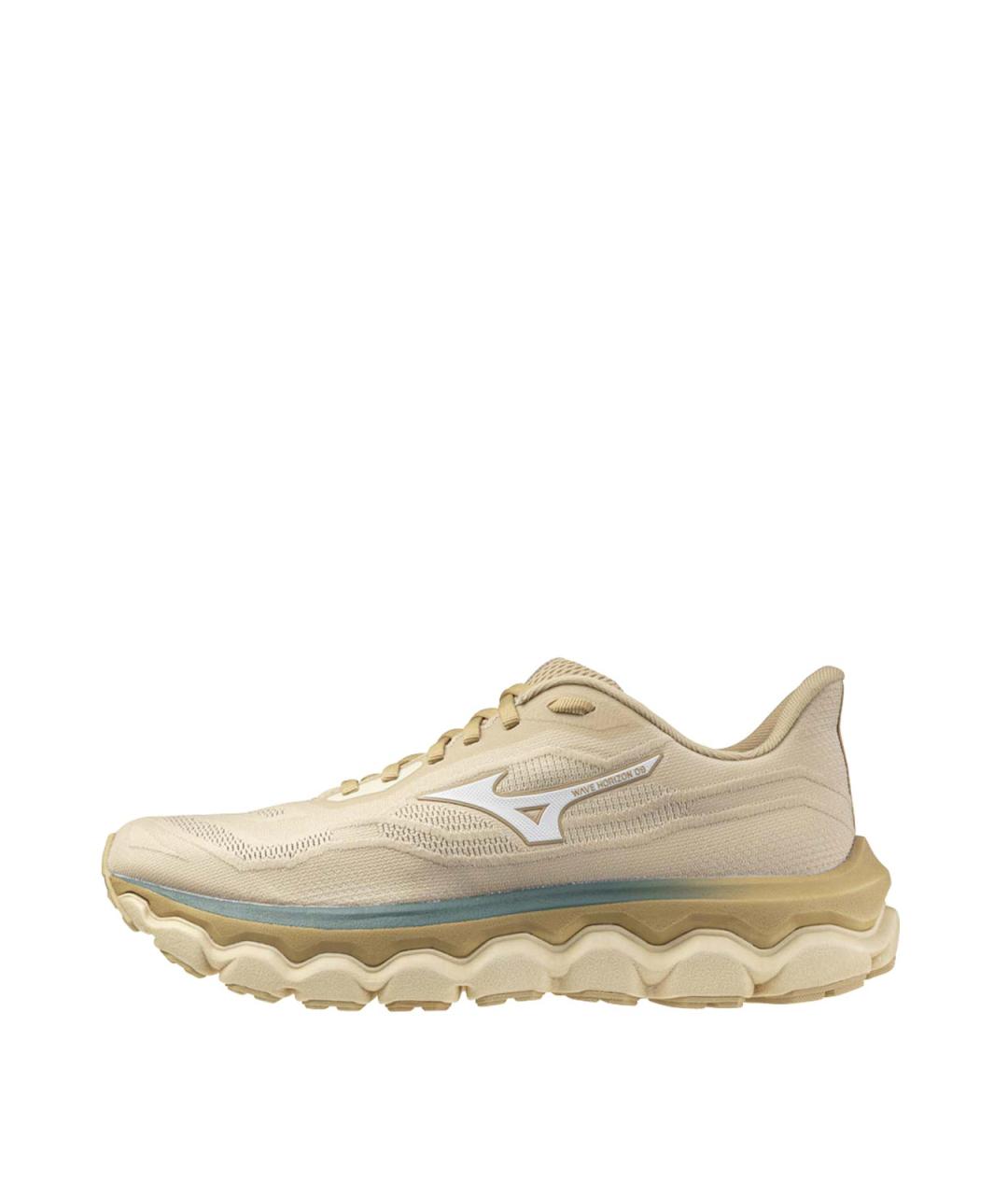 MIZUNO Бежевые резиновые низкие кроссовки / кеды, фото 2