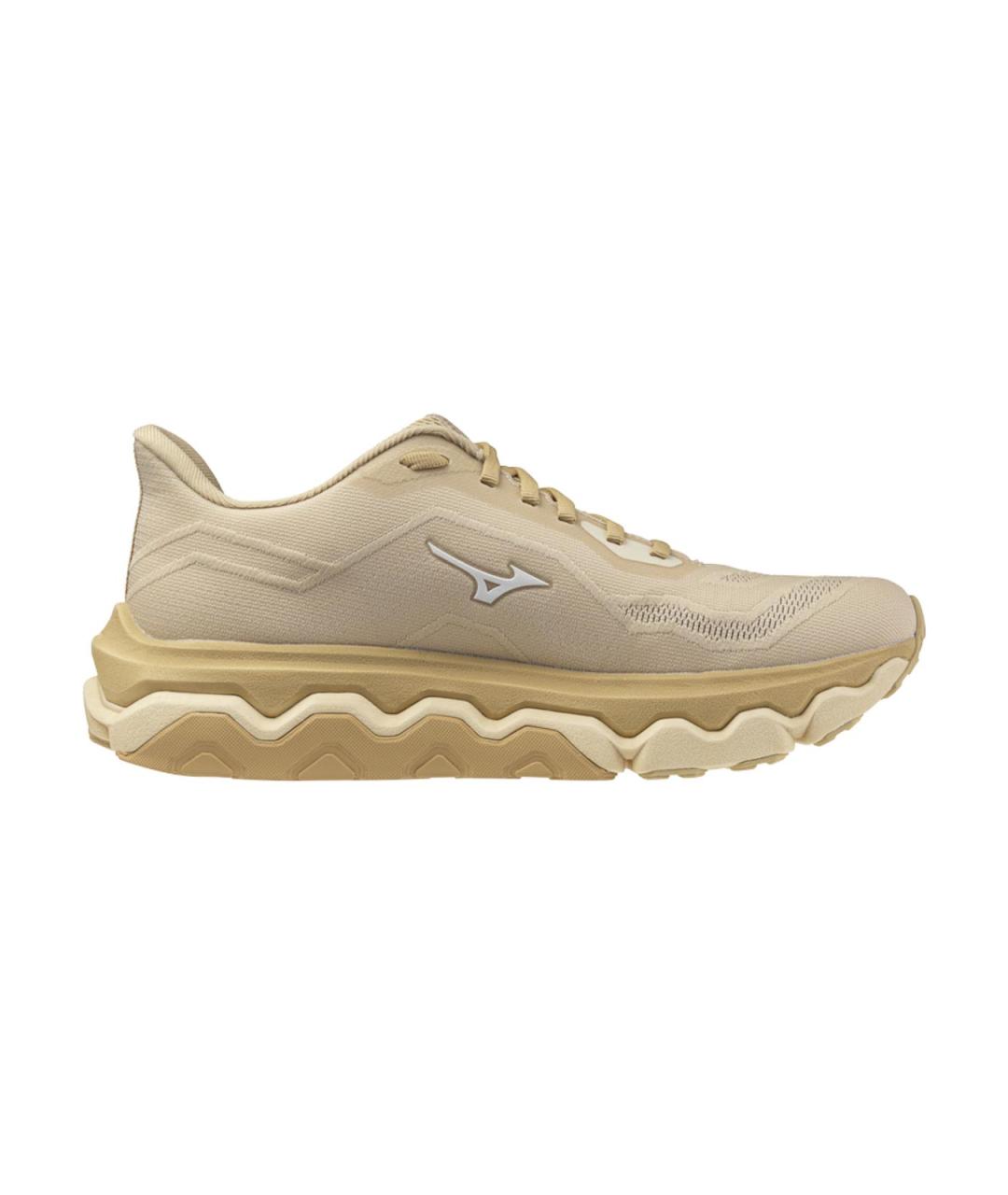MIZUNO Бежевые резиновые низкие кроссовки / кеды, фото 3