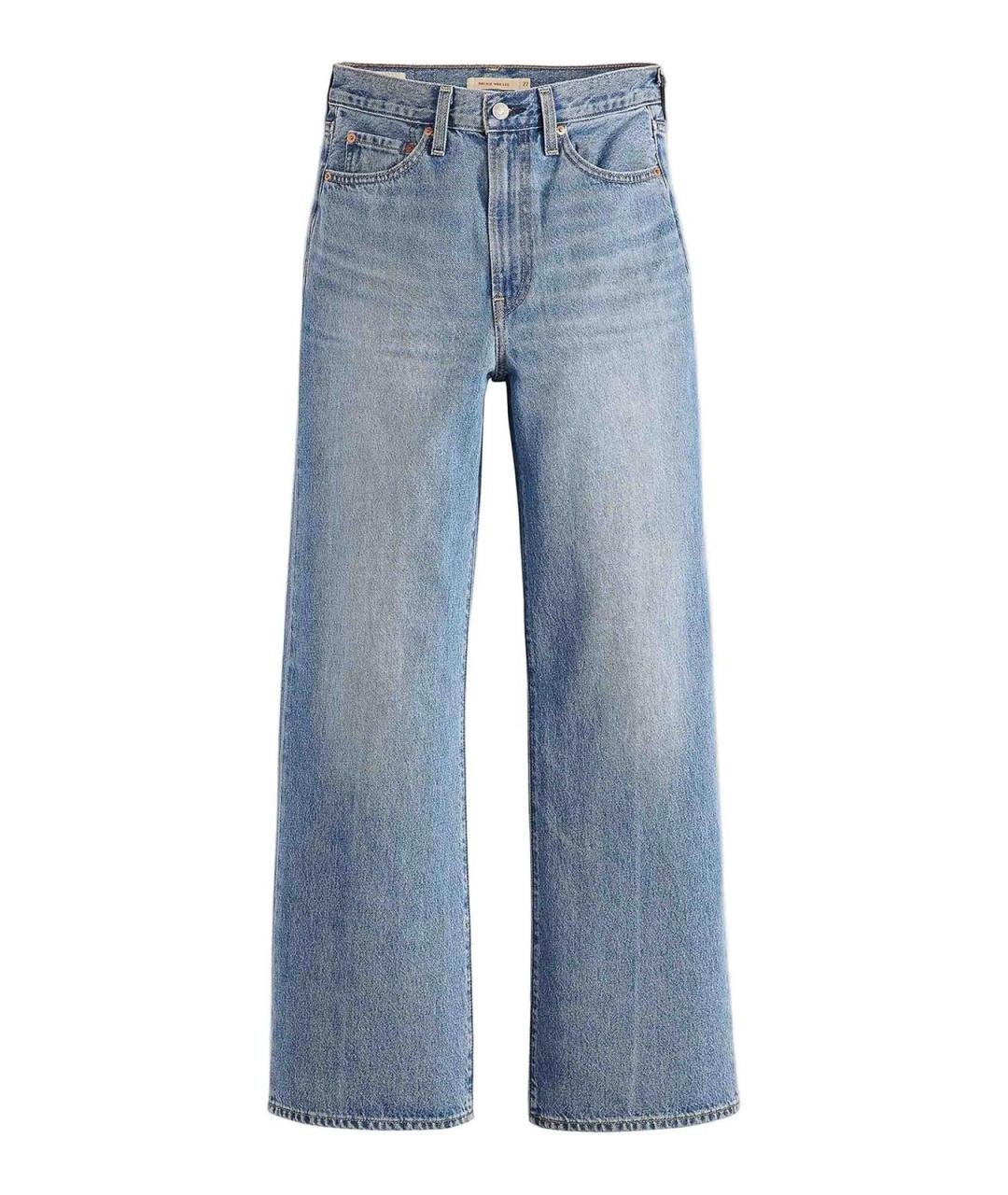 LEVI'S Синие хлопковые джинсы клеш, фото 1