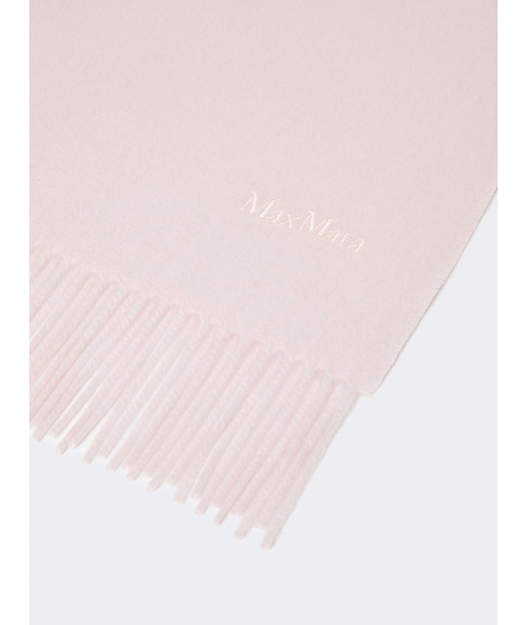 MAX MARA Розовый шарф, фото 2
