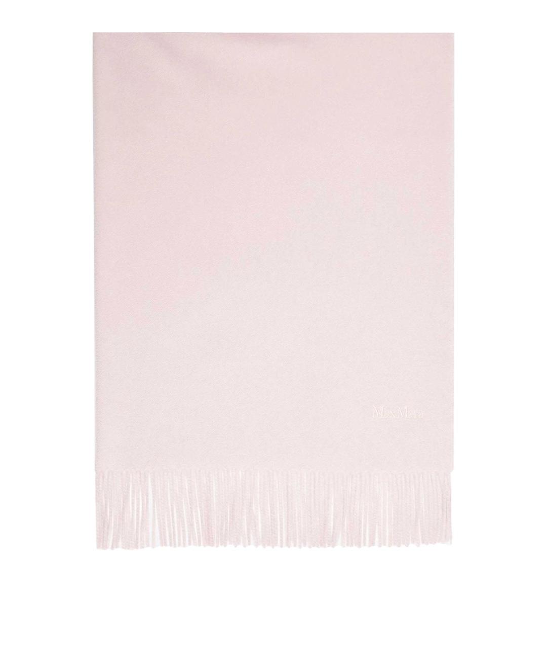 MAX MARA Розовый шарф, фото 1