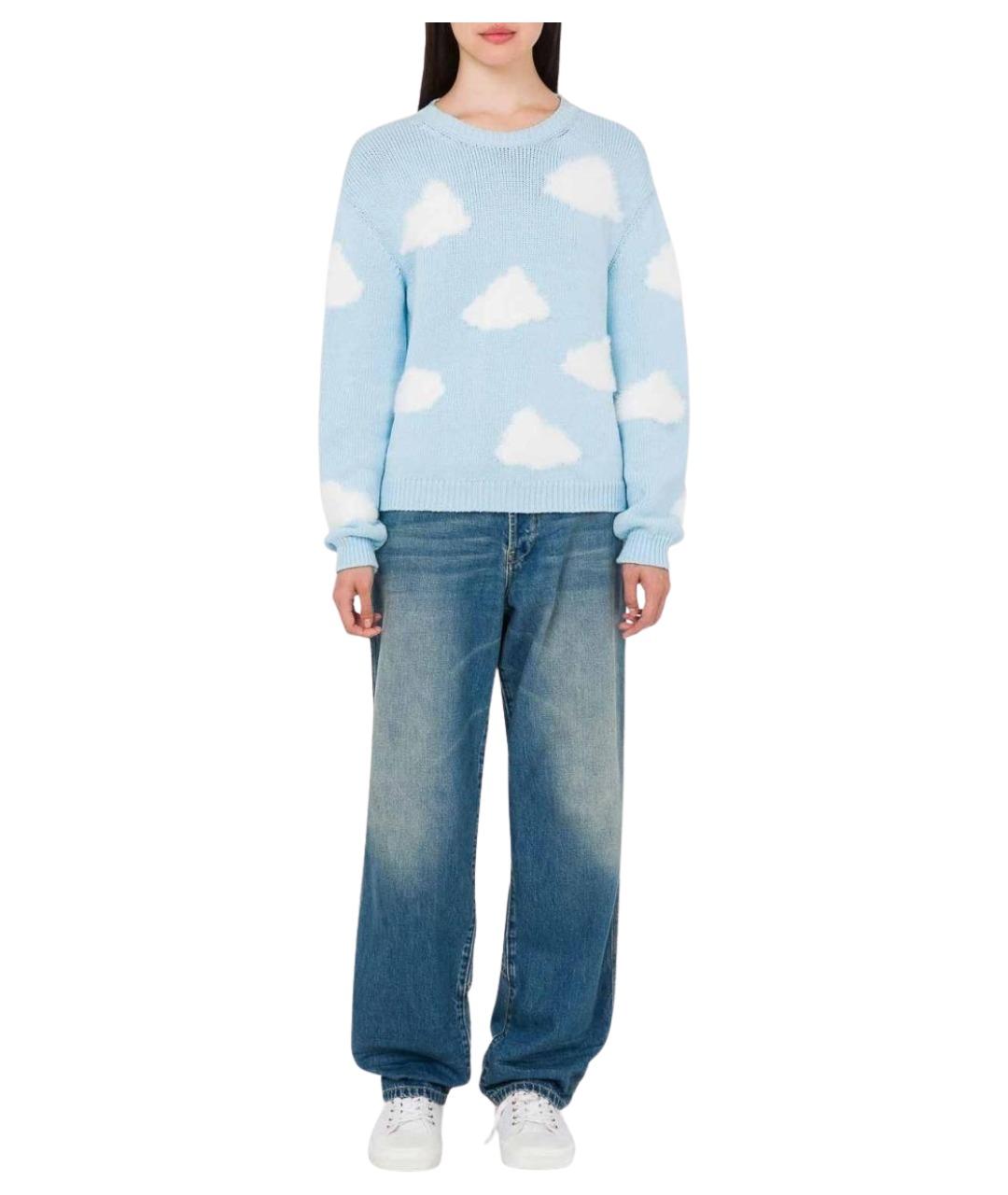 MOSCHINO Мульти хлопковый джемпер / свитер, фото 2