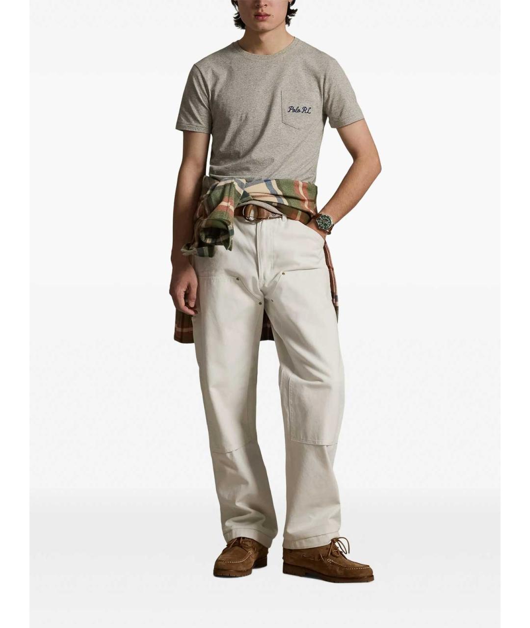 POLO RALPH LAUREN Мульти хлопковая футболка, фото 2