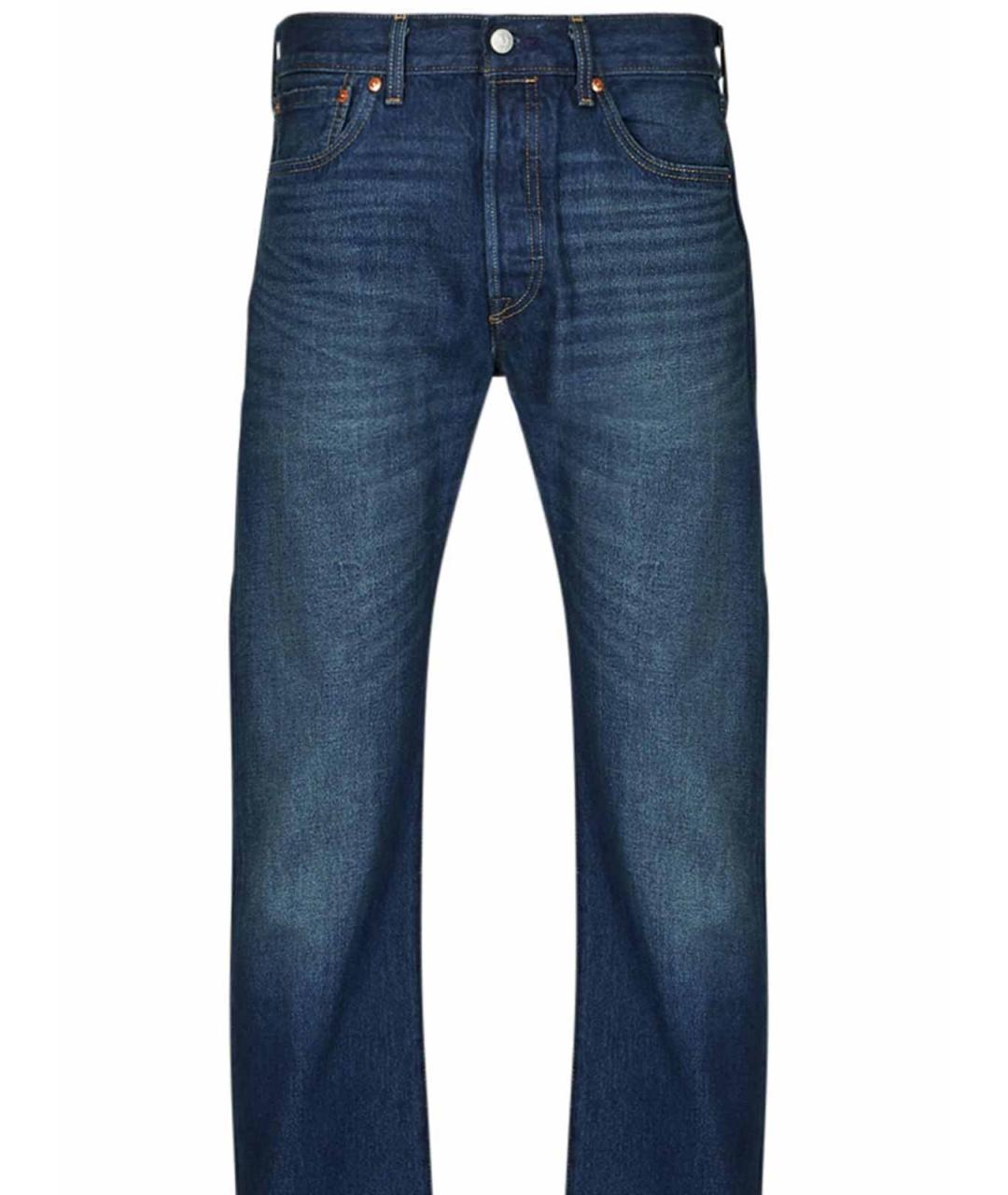 LEVI'S Синие хлопковые джинсы скинни, фото 2