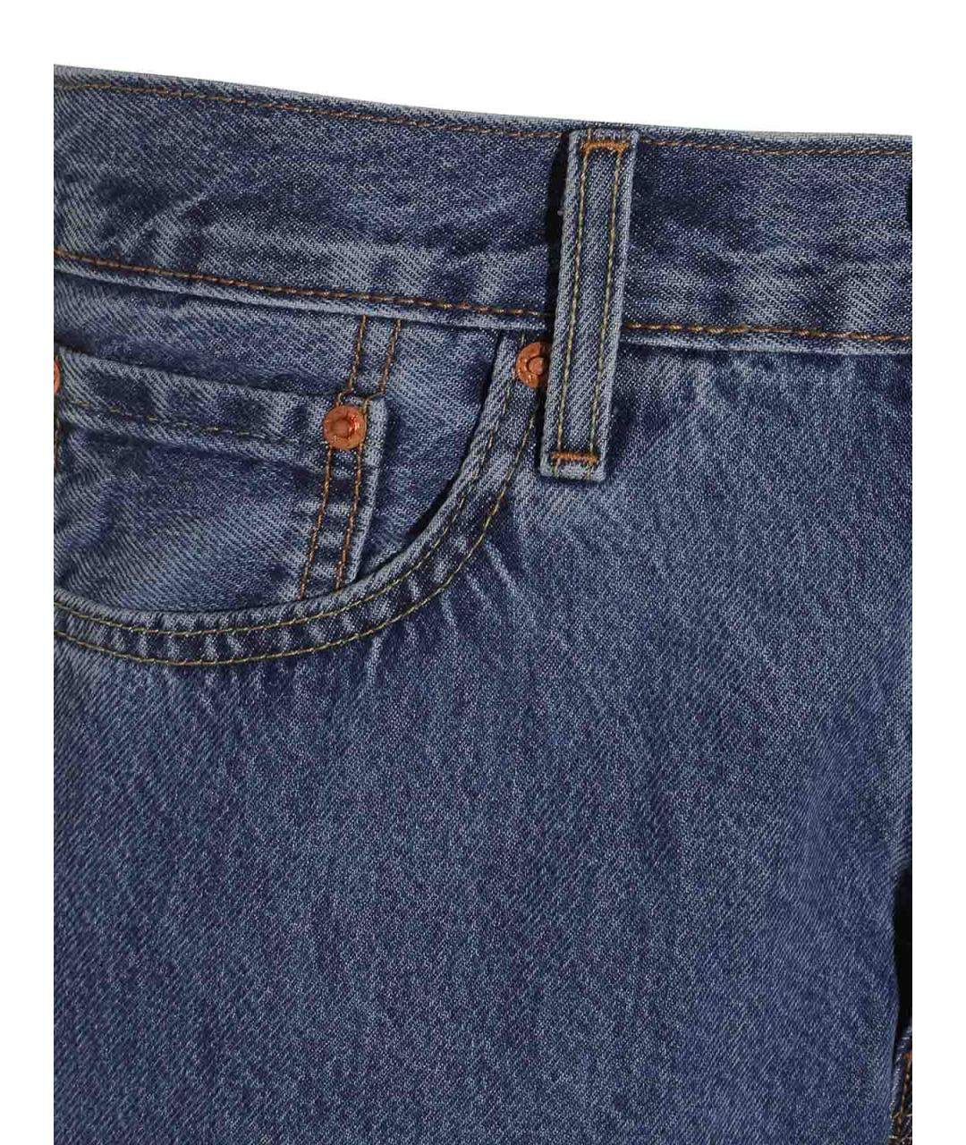 LEVI'S Синие хлопковые джинсы, фото 3