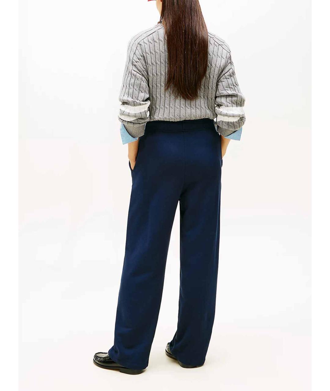 TOMMY HILFIGER Синие прямые брюки, фото 3